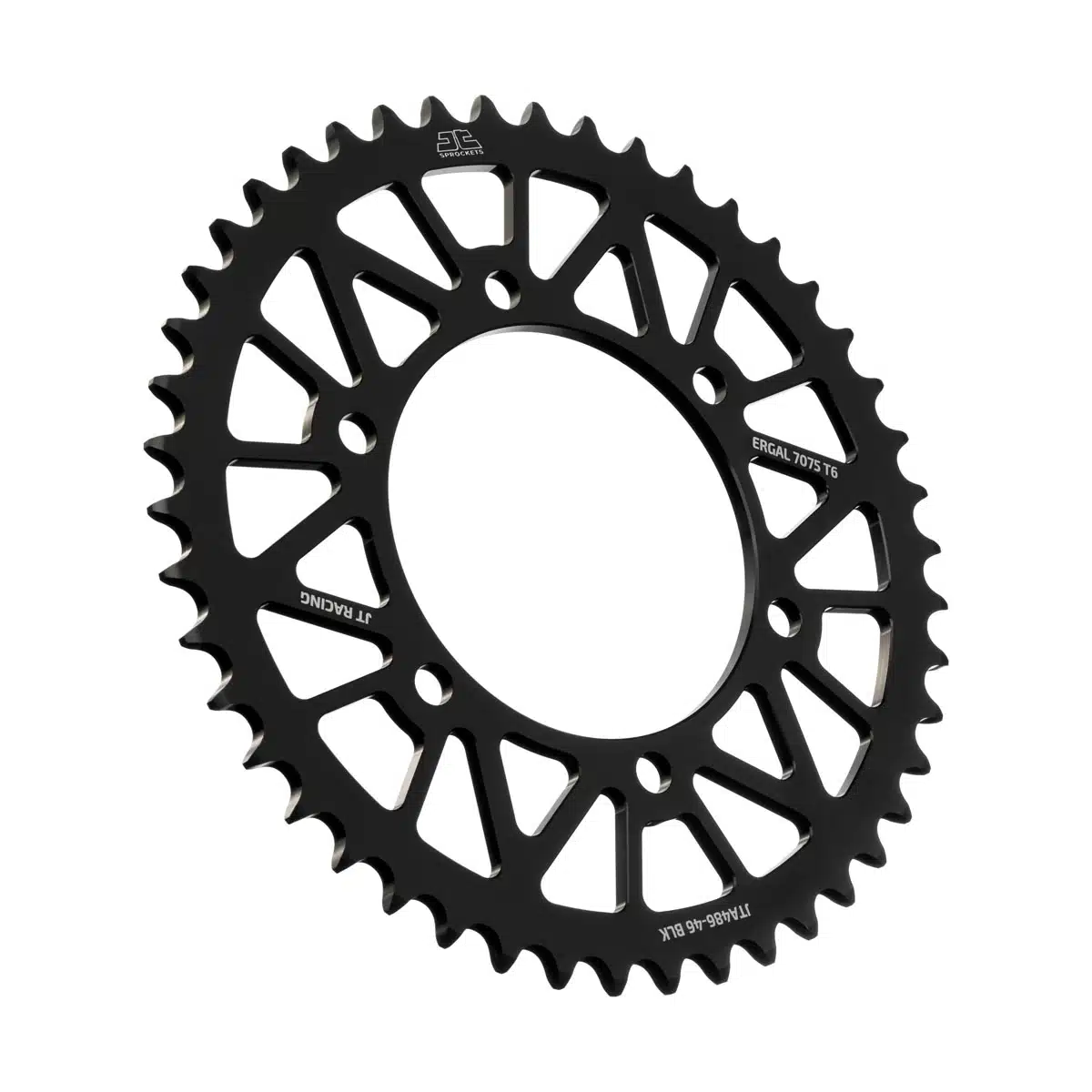 JT Takaratas Alumiini 7075 T6 Musta JTA486.46BLK 274-A486-46-0