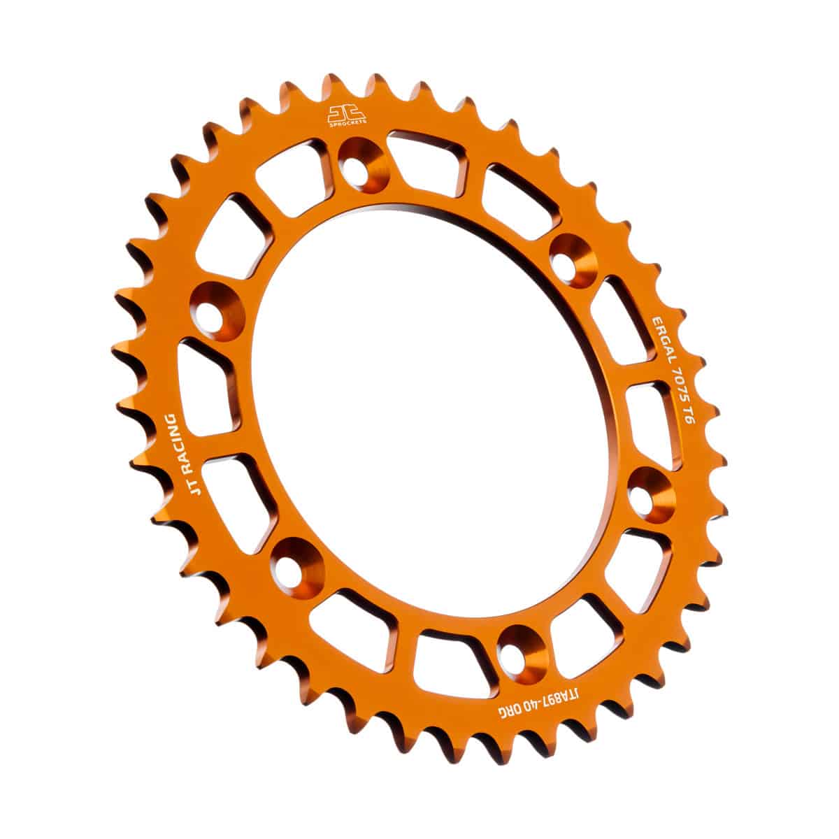 JT Takaratas Alumiini 7075 T6 Oranssi JTA897.40ORG 274-A897-40-6 - Image 2