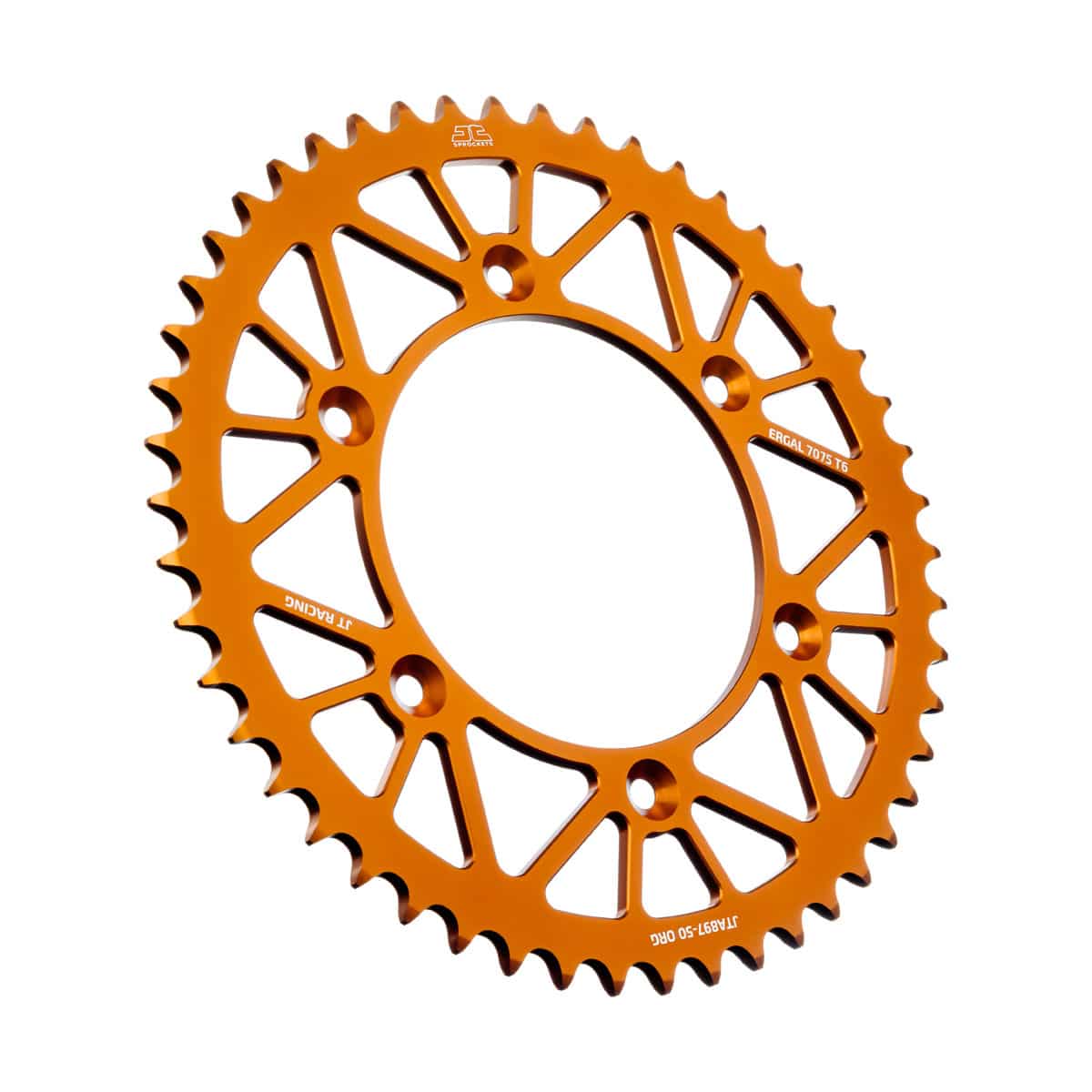 JT Takaratas Alumiini 7075 T6 Oranssi JTA897.50ORG 274-A897-50-6