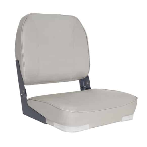 OS DELUXE FOLD DOWN SEAT UPHOLSTERED GREY - Image 3