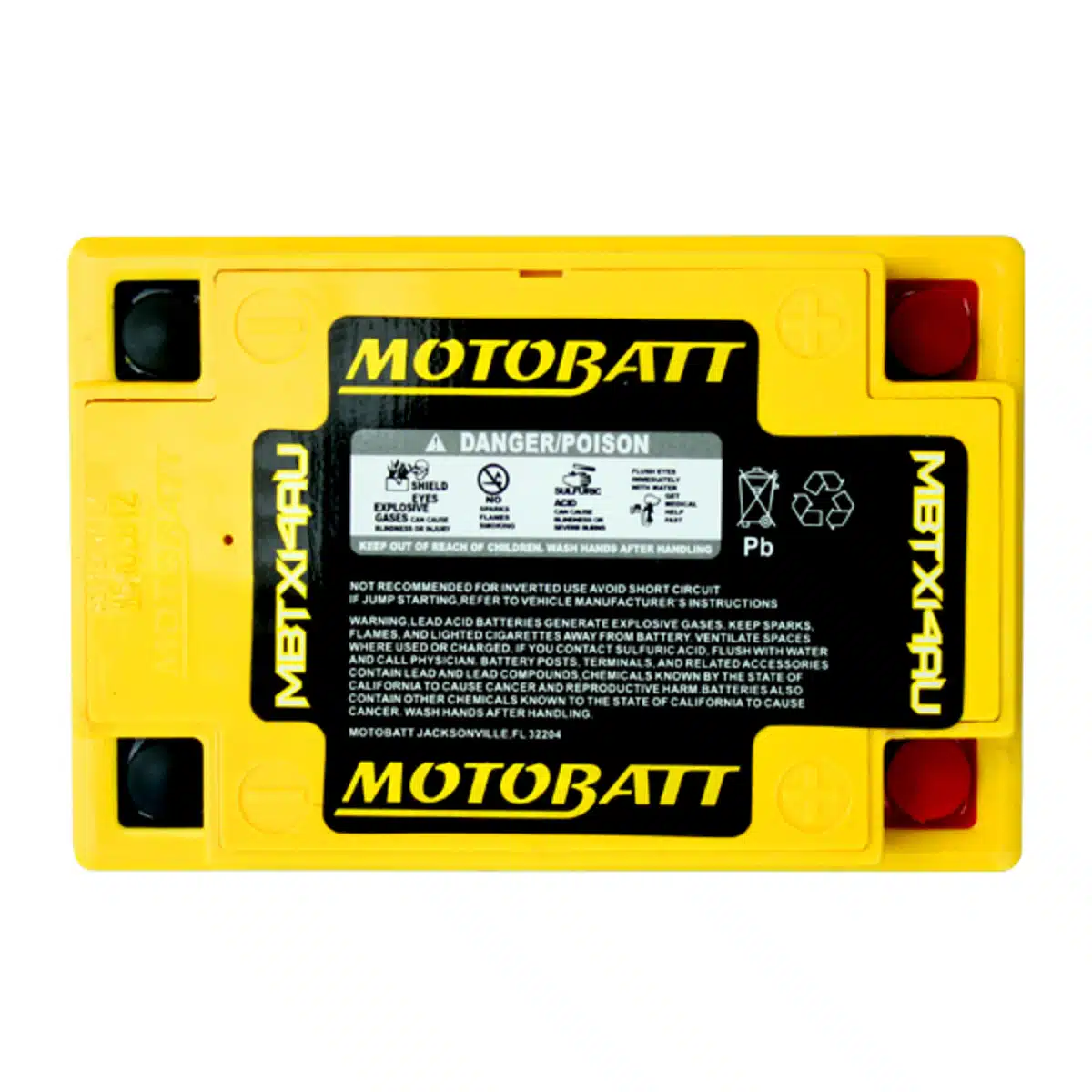 Motobatt akku, MBTX14AU - Image 2