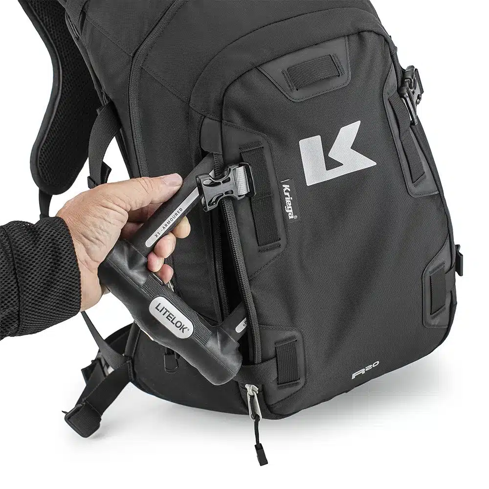 Kriega R20 reppu moottoripyöräilijälle - Image 3