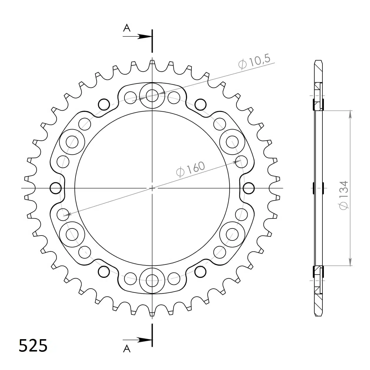 Supersprox Stealth Takaratas Kulta 272-1307-RST-42-9 - Image 2
