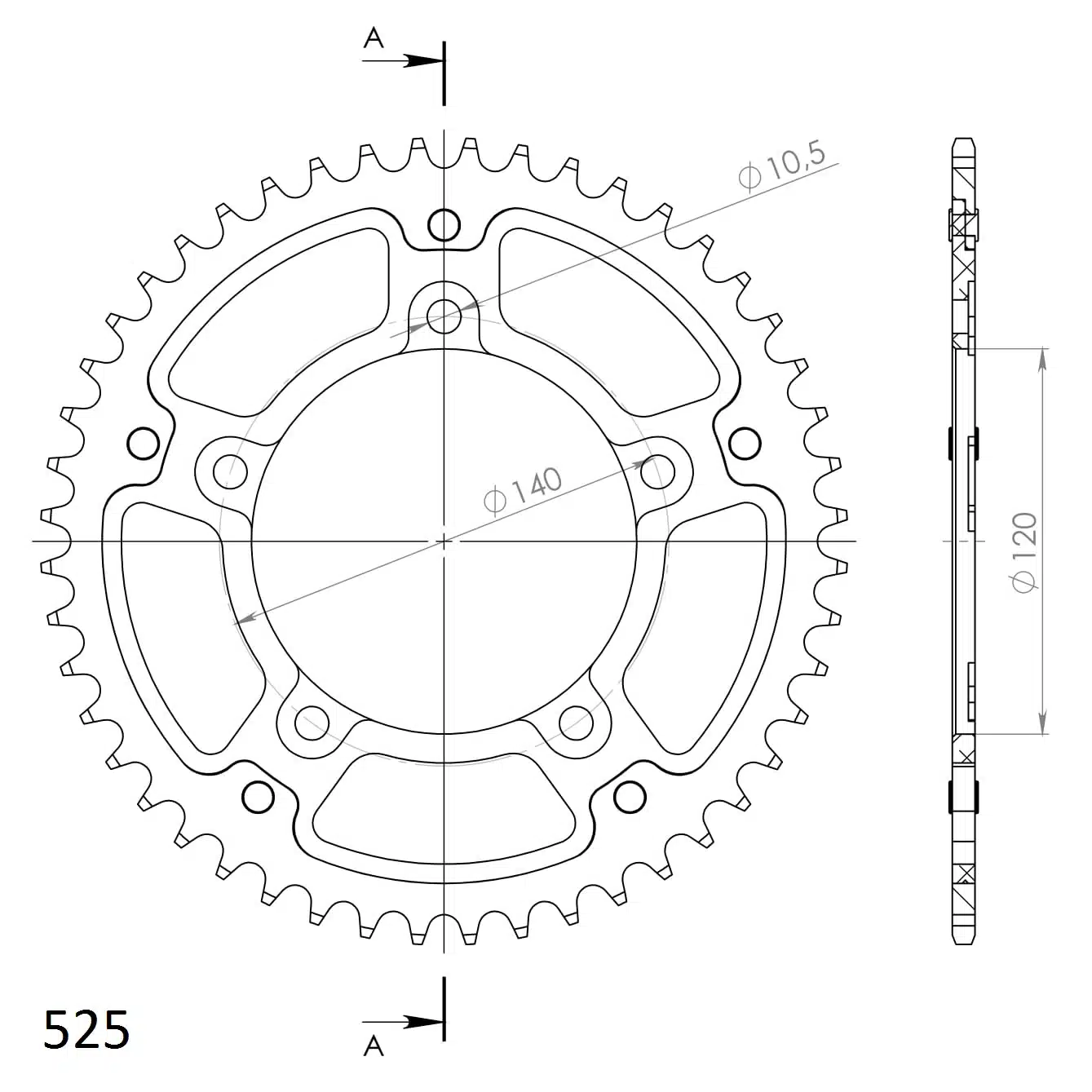 Supersprox Stealth Takaratas Punainen 272-1792-RST-47-2 - Image 2