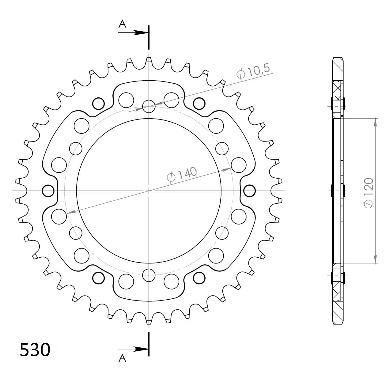 Supersprox Stealth Takaratas Kulta 272-499-RST-42-9 - Image 2