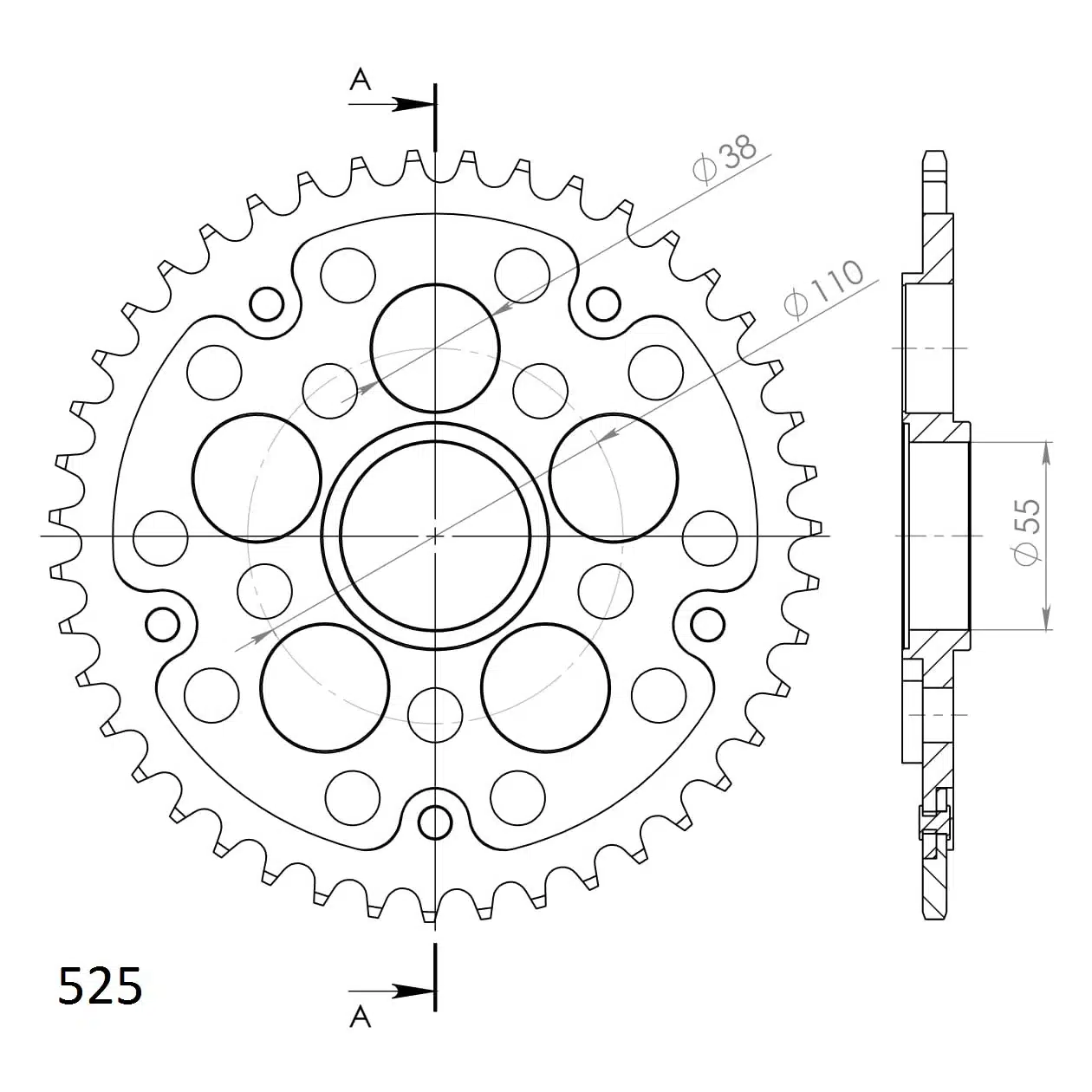 Supersprox Stealth Takaratas Punainen 272-733-525-RST-43-2 - Image 2