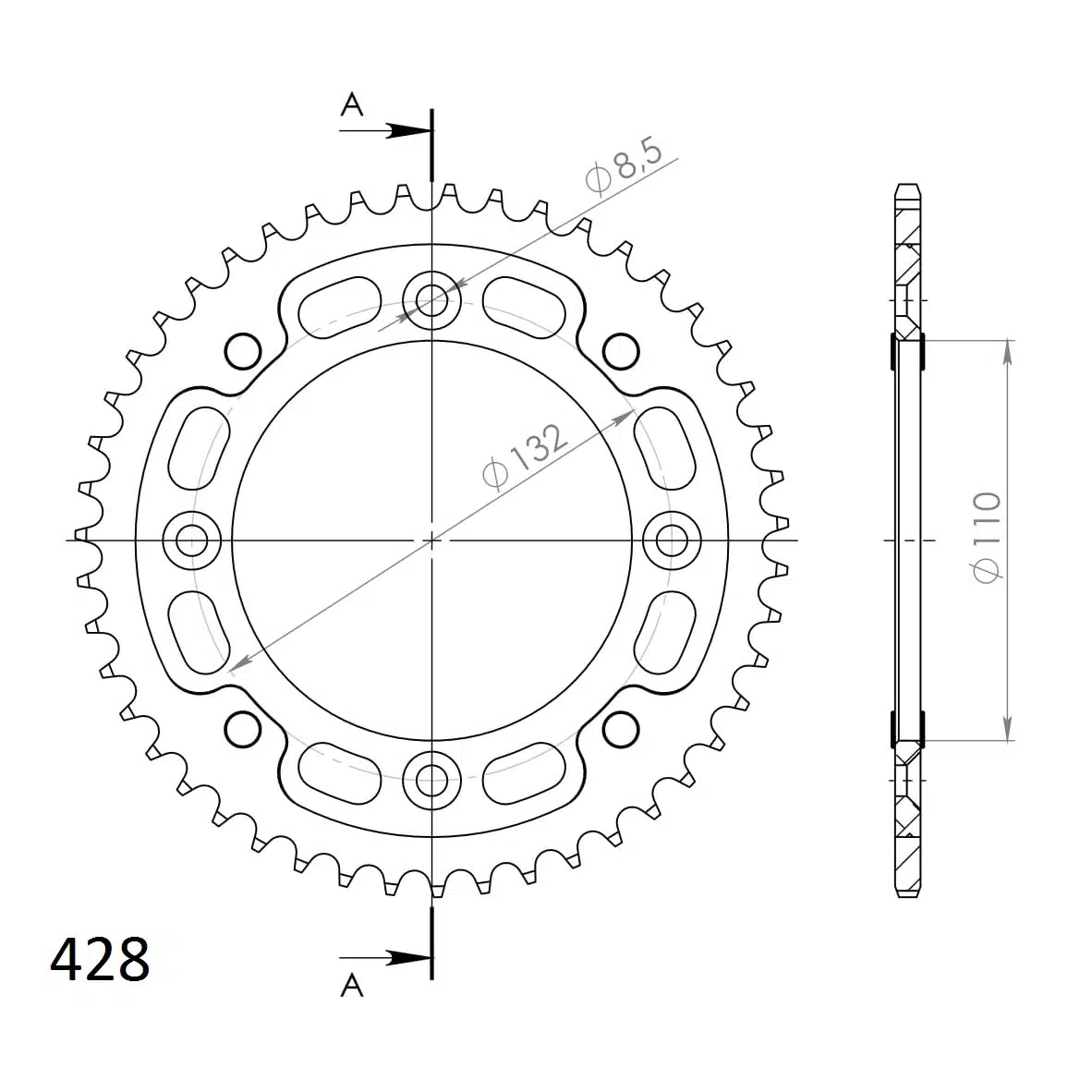 Supersprox Stealth Takaratas KTM SX85 Kulta 46 272-898-RST-46-9 - Image 2