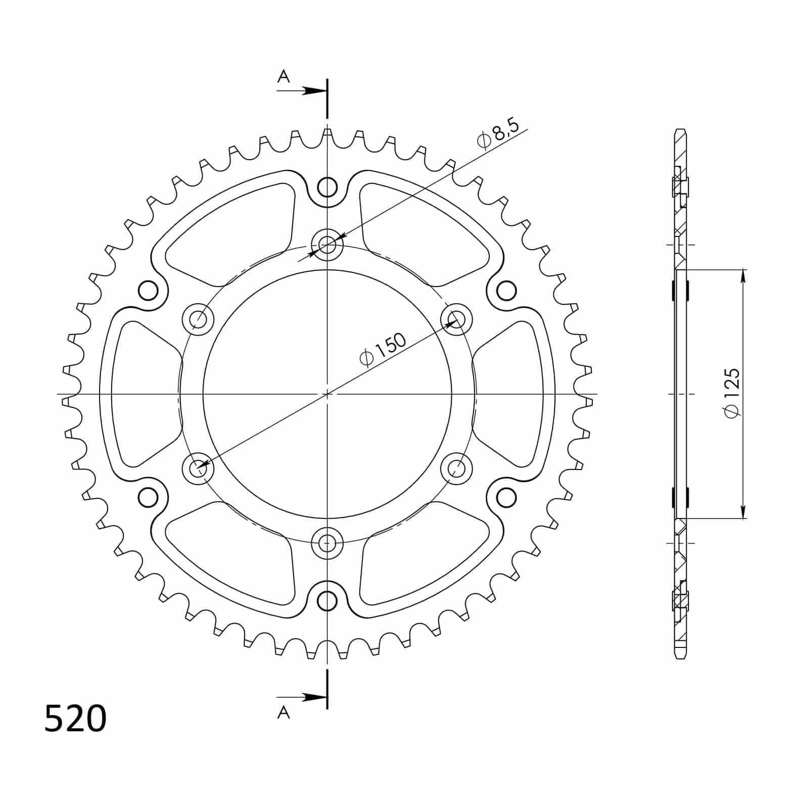 Supersprox Stealth Takaratas Husab./Husqv./Ktm Kulta 51 272-990-RST-51-9 - Image 2