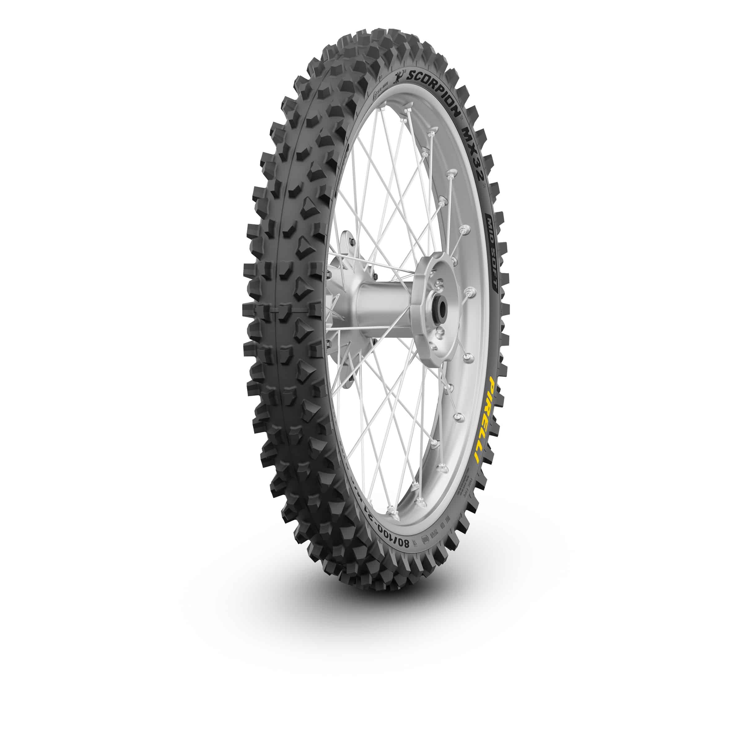 Pirelli New Scorpion MX32 Mid Soft 80/100-21 M/C 51M MST Fr 53-4574700 - Image 3