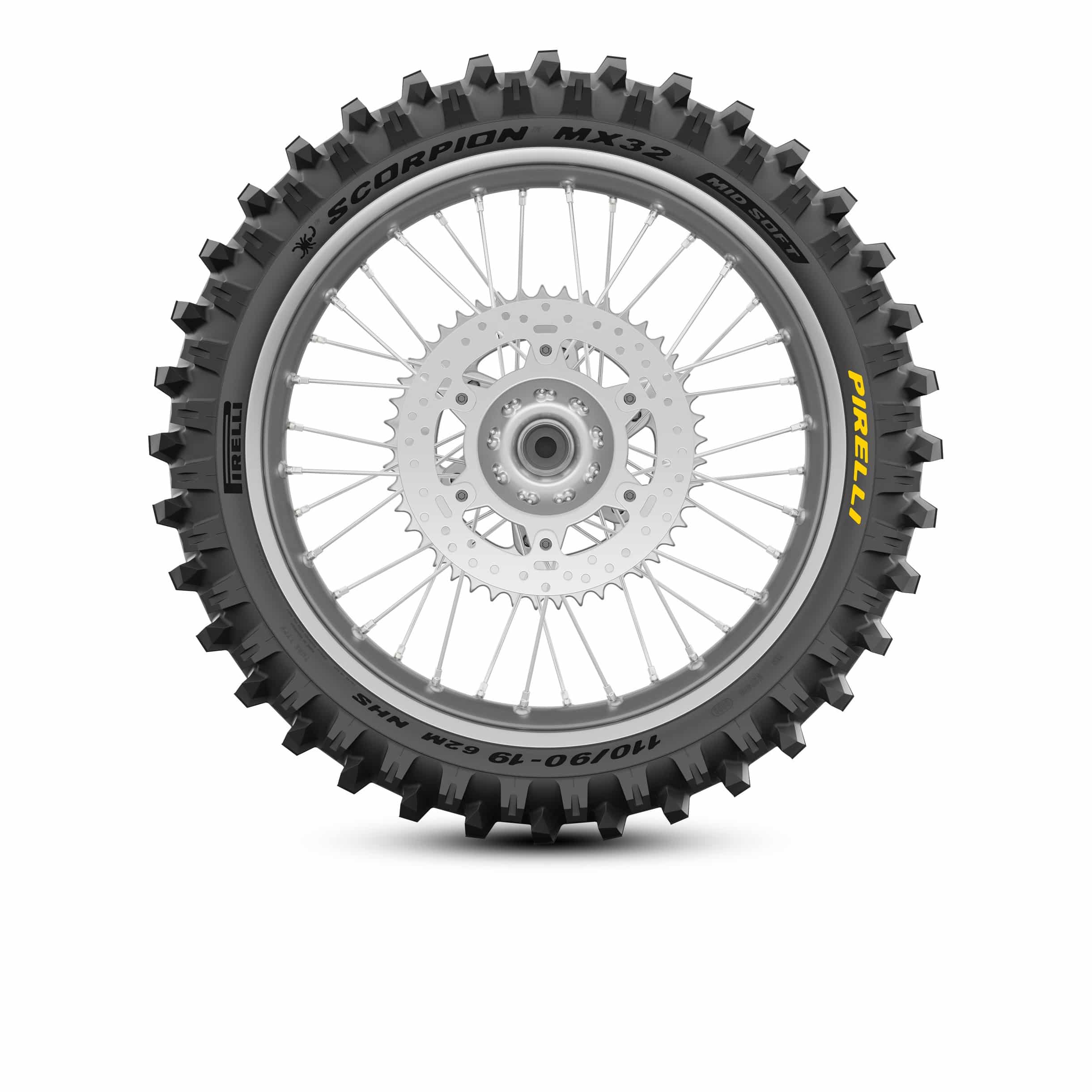 Pirelli New Scorpion MX32 Mid Soft 120/80-19 NHS 63M Re 53-4574800 - Image 2