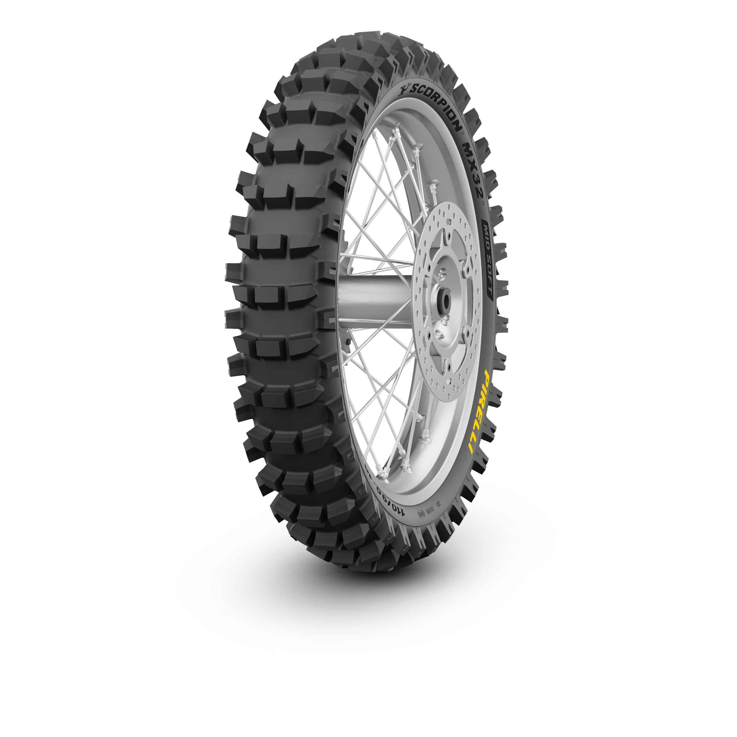 Pirelli New Scorpion MX32 Mid Soft 120/80-19 NHS 63M Re 53-4574800 - Image 3