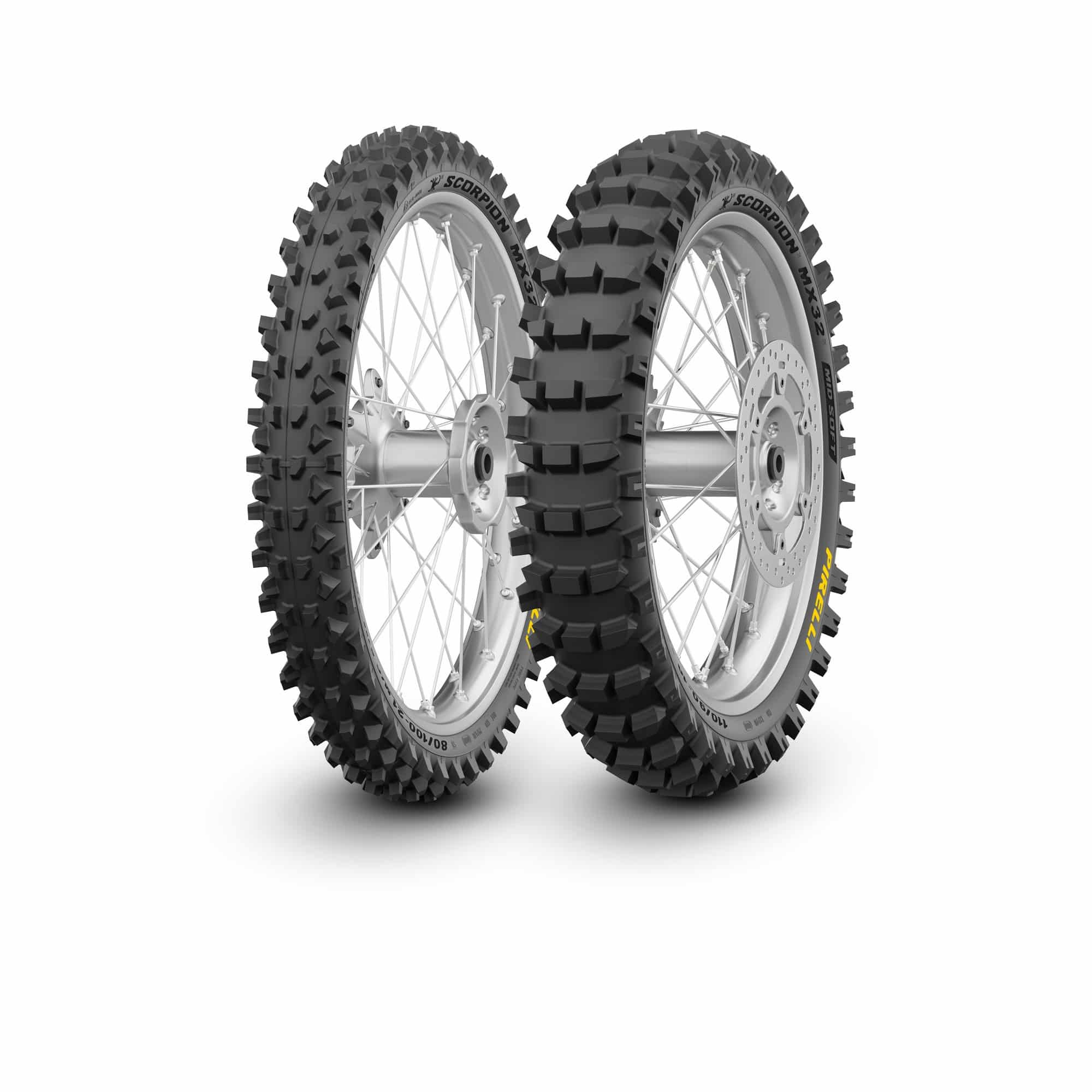 Pirelli New Scorpion MX32 Mid Soft 120/80-19 NHS 63M Re 53-4574800 - Image 4