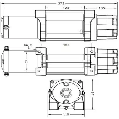 BRONCO GEN II WINCH 6000 Wire - Image 2