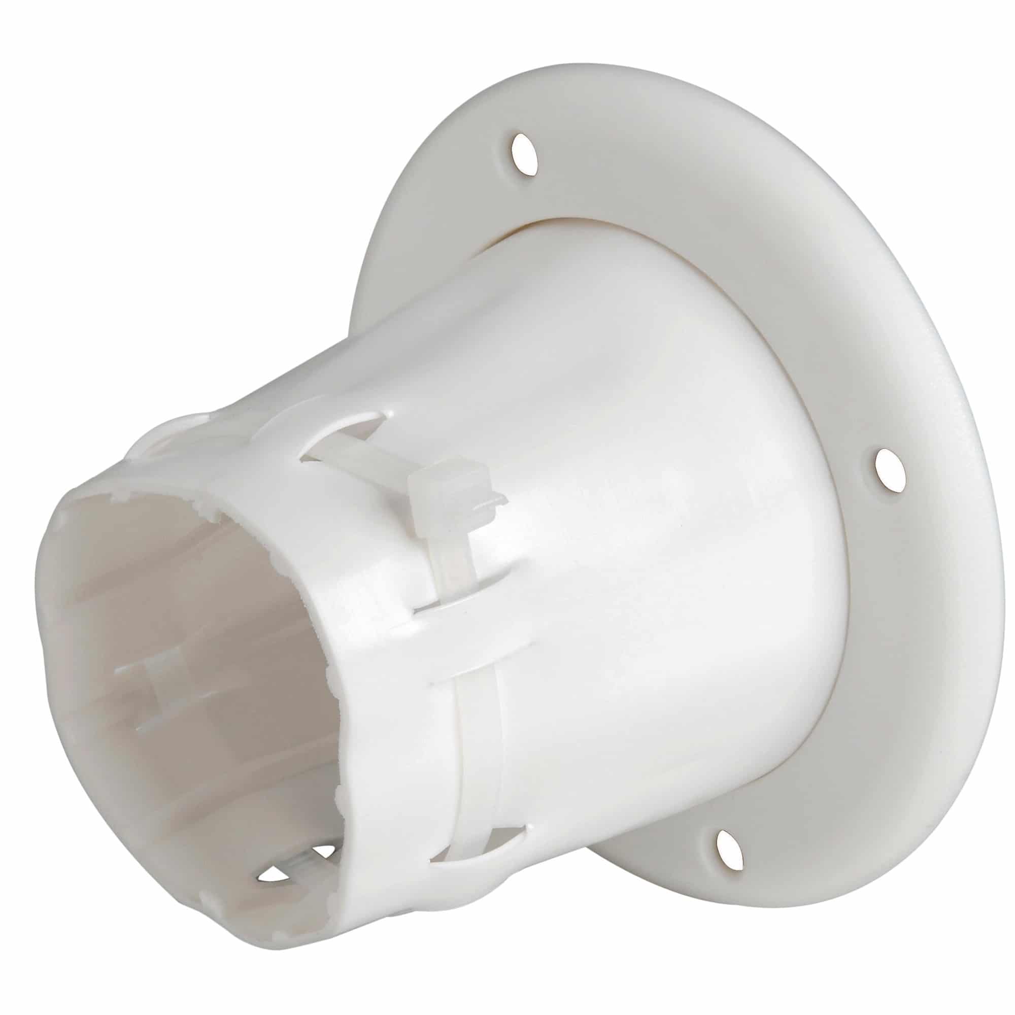 Läpivienti musta PVC pakkaus 5 KPL M03-407-01
