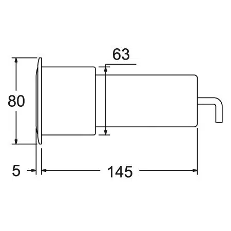 Osculati Vedenalainen LED valo 1x10W Valkoinen M13-270-10 - Image 2