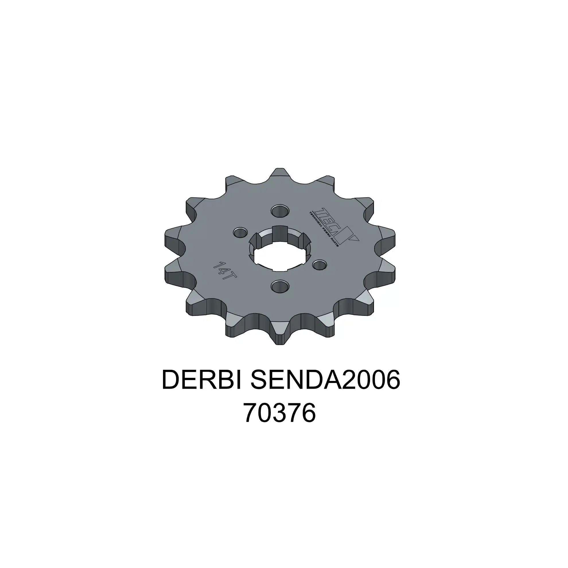 Tec-X Eturatas, 14 hammasta (420), Derbi Senda 00- / Aprilia 06- / Gilera 03-
