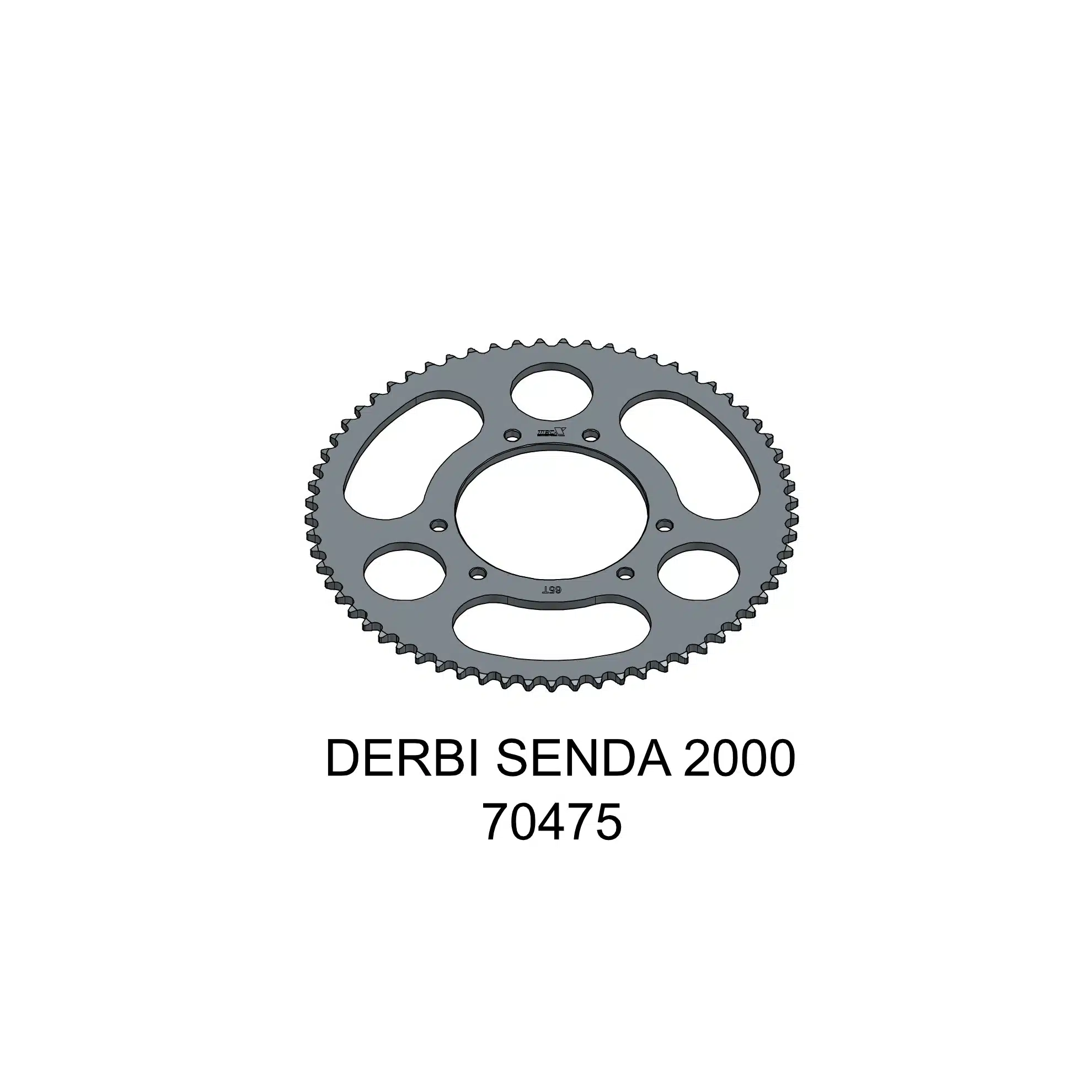Tec-X Takaratas, 65 hammasta (420), Ø105mm, Aprilia, Derbi, Drac, Rieju, Yamaha