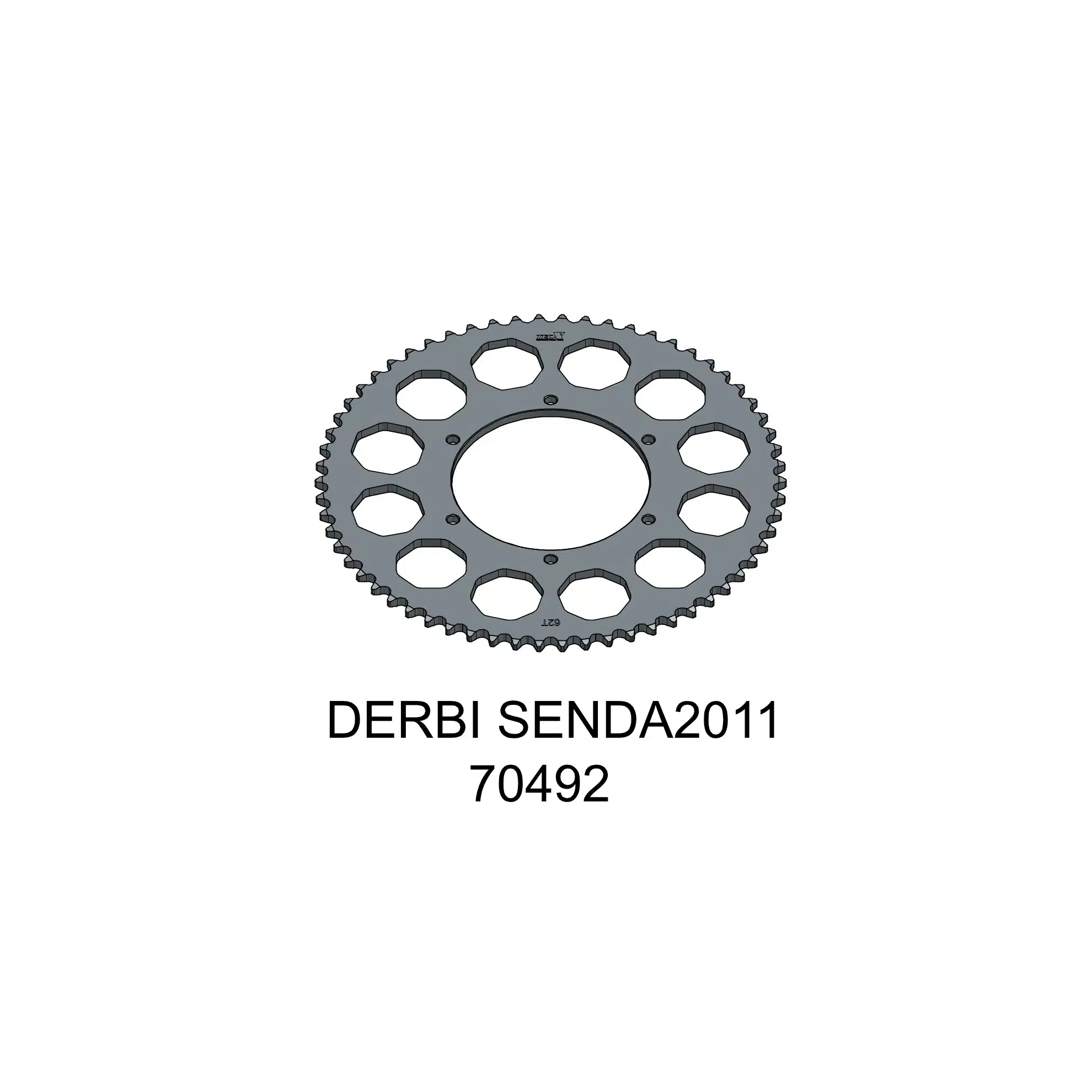 Tec-X Takaratas, 62 hammasta (420), Ø108mm, Aprilia 14-, Derbi 10-, Gilera 10-