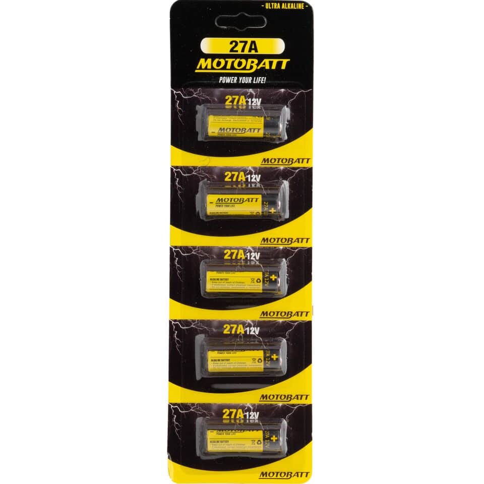 Motobatt 27A 12V Alkaline battery (5pcs) 14-583-02 - Image 2