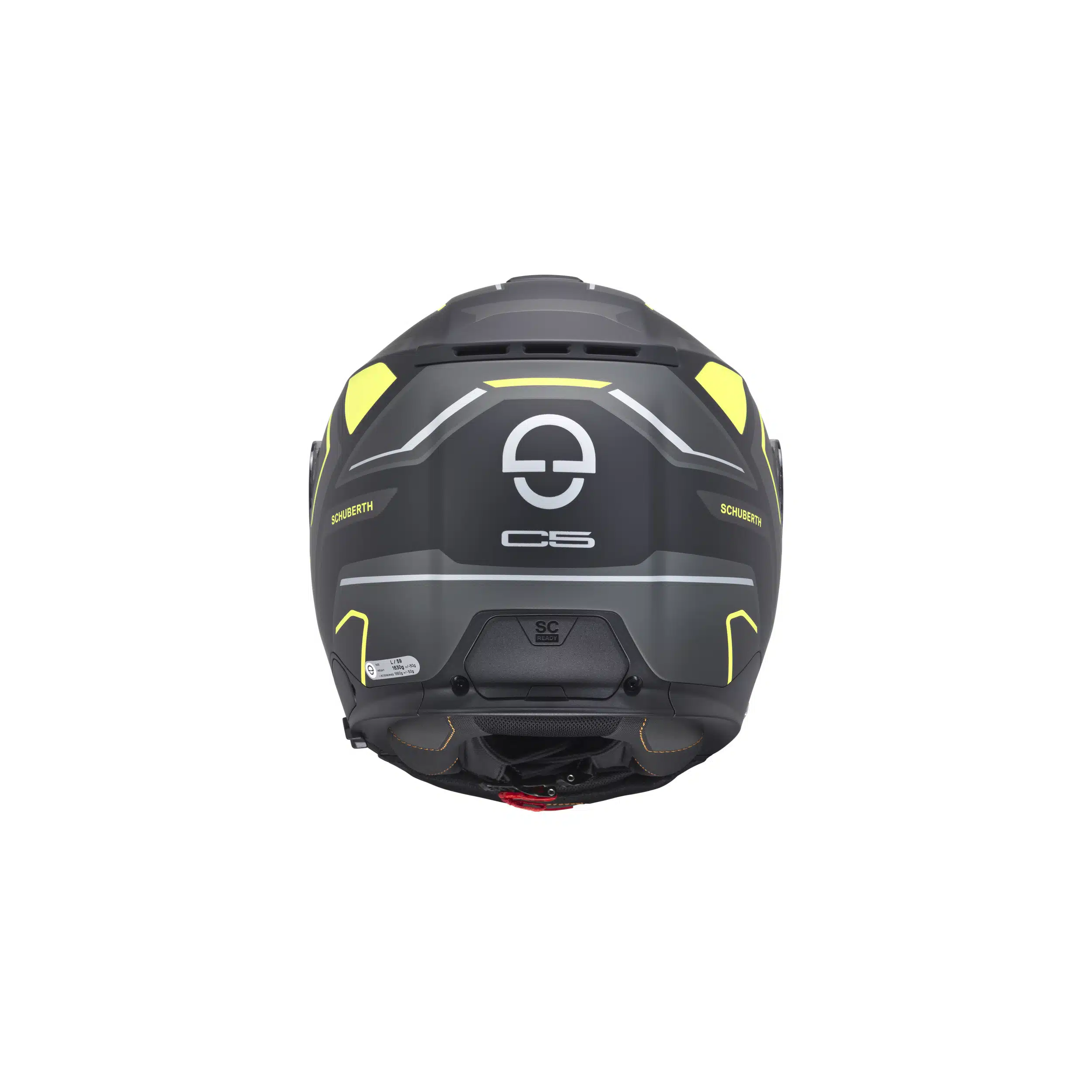Schuberth moottoripyöräkypärä C5 Omega, keltainen - Image 3