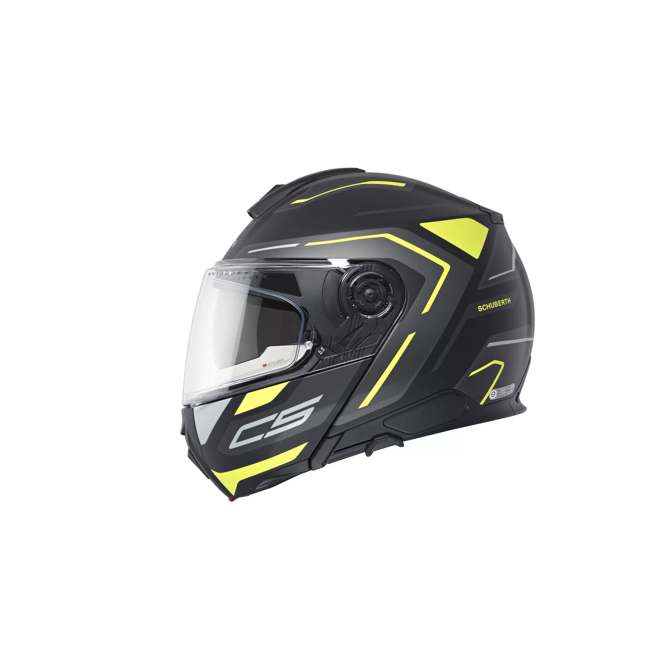 Schuberth moottoripyöräkypärä C5 Omega, keltainen - Image 4