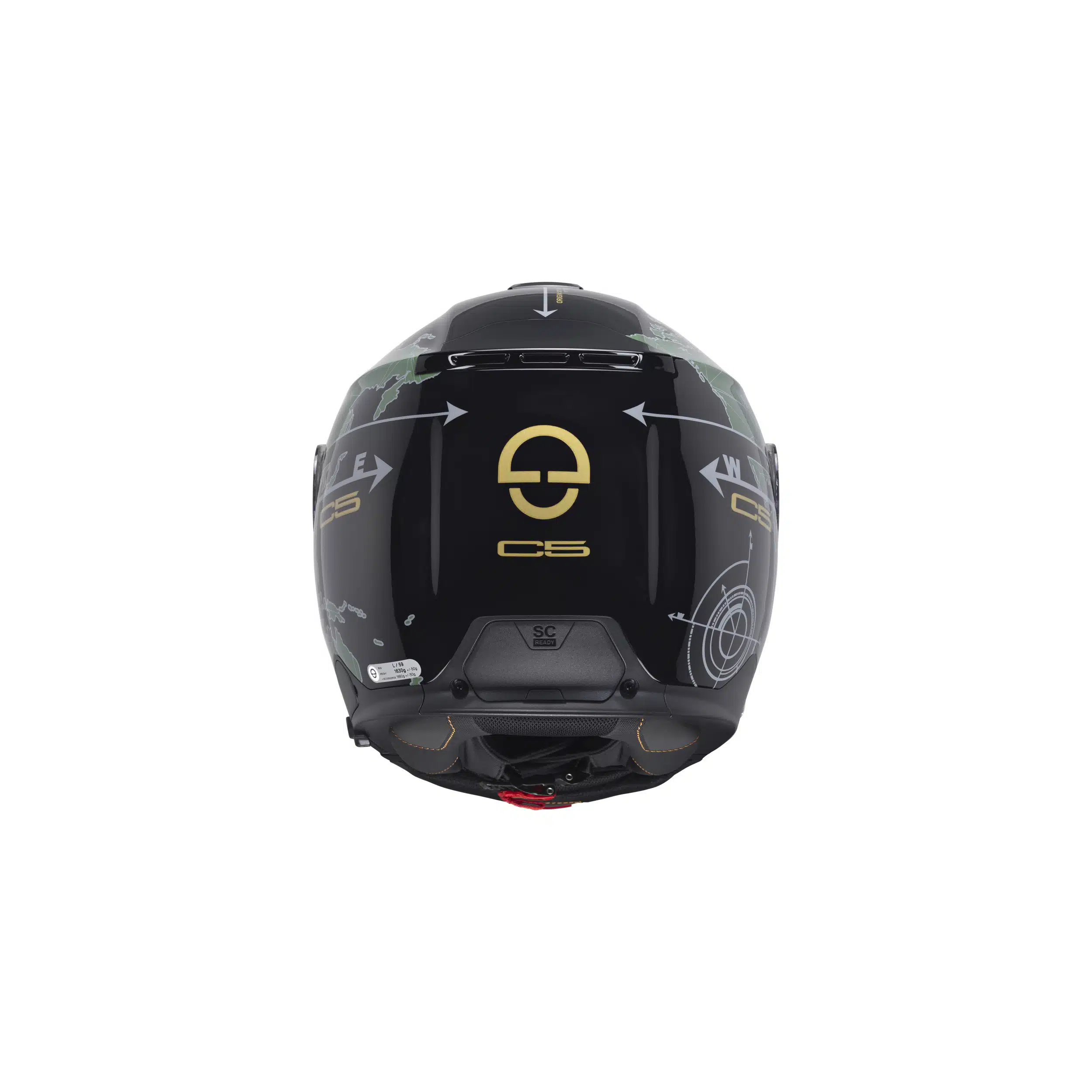 Schuberth moottoripyöräkypärä C5 Globe, vihreä - Image 3