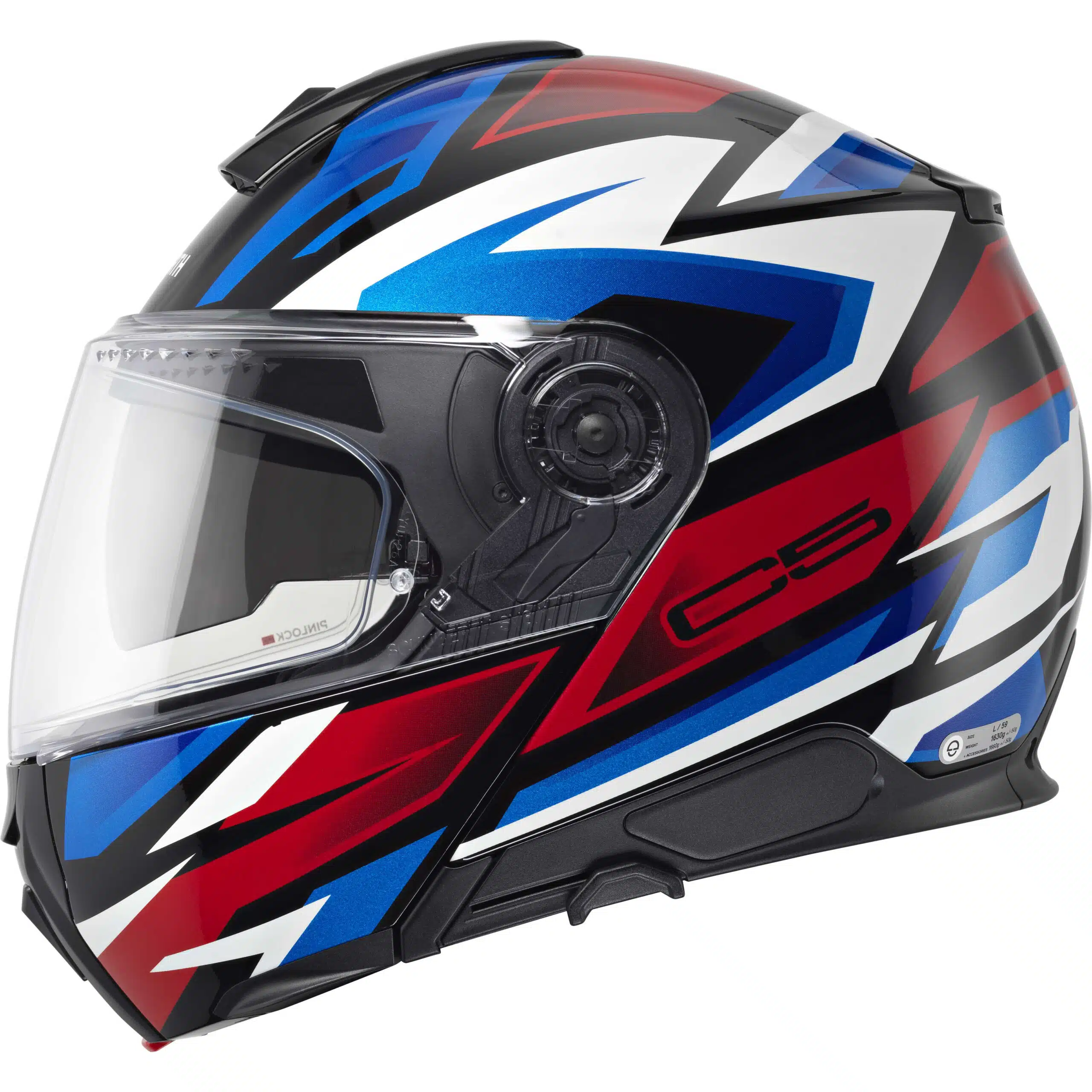 Schuberth C5 Zenith avattava moottoripyöräkypärä, sininen - Image 6