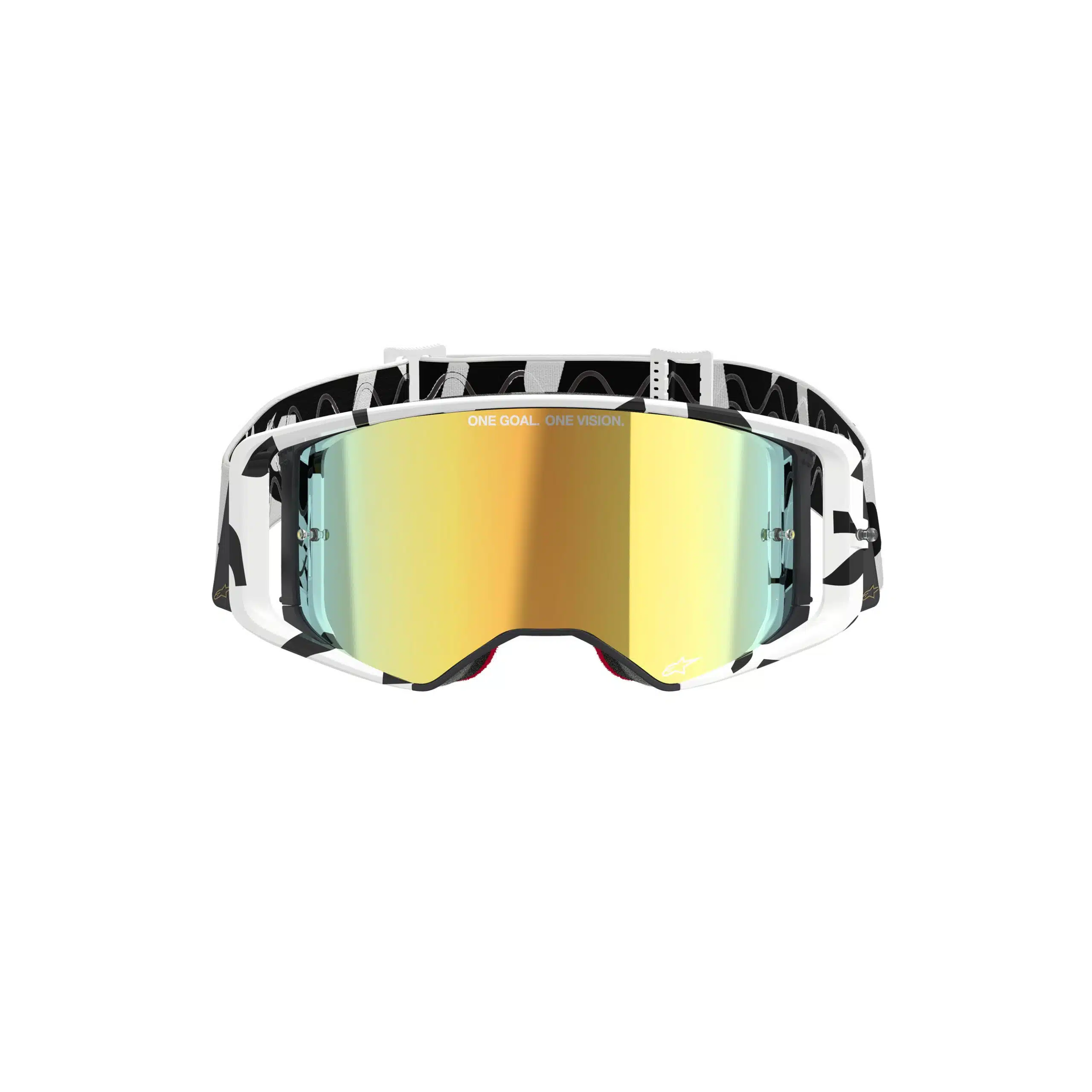 Alpinestars Ajolasit Supertech CORP Valkoinen/Kulta Kulta peili - Image 4