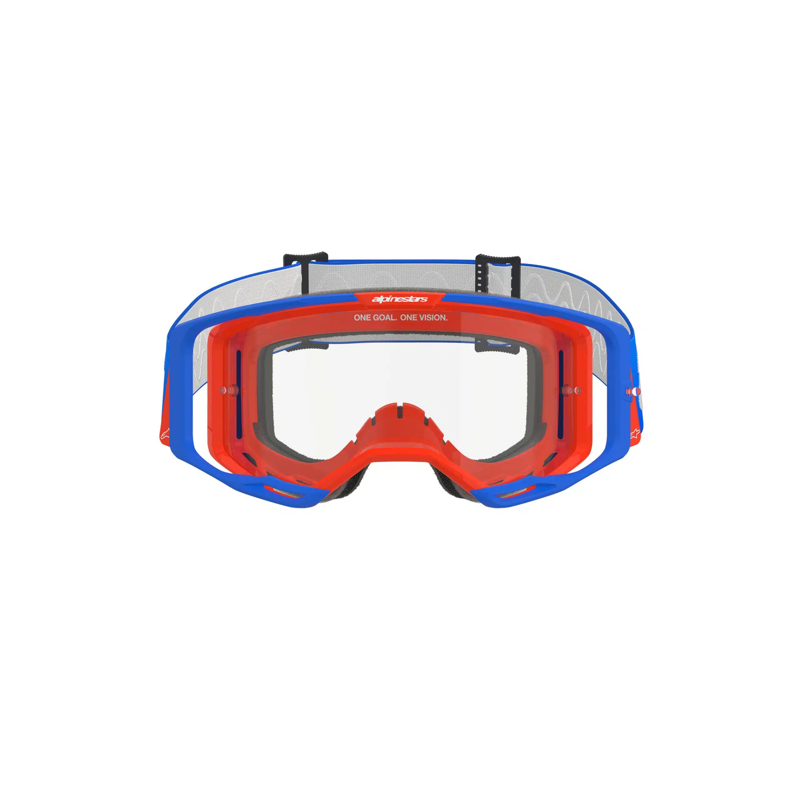 Alpinestars Ajolasit Vision 8 WORDMARK Sininen/Oranssi Kirkas - Image 2
