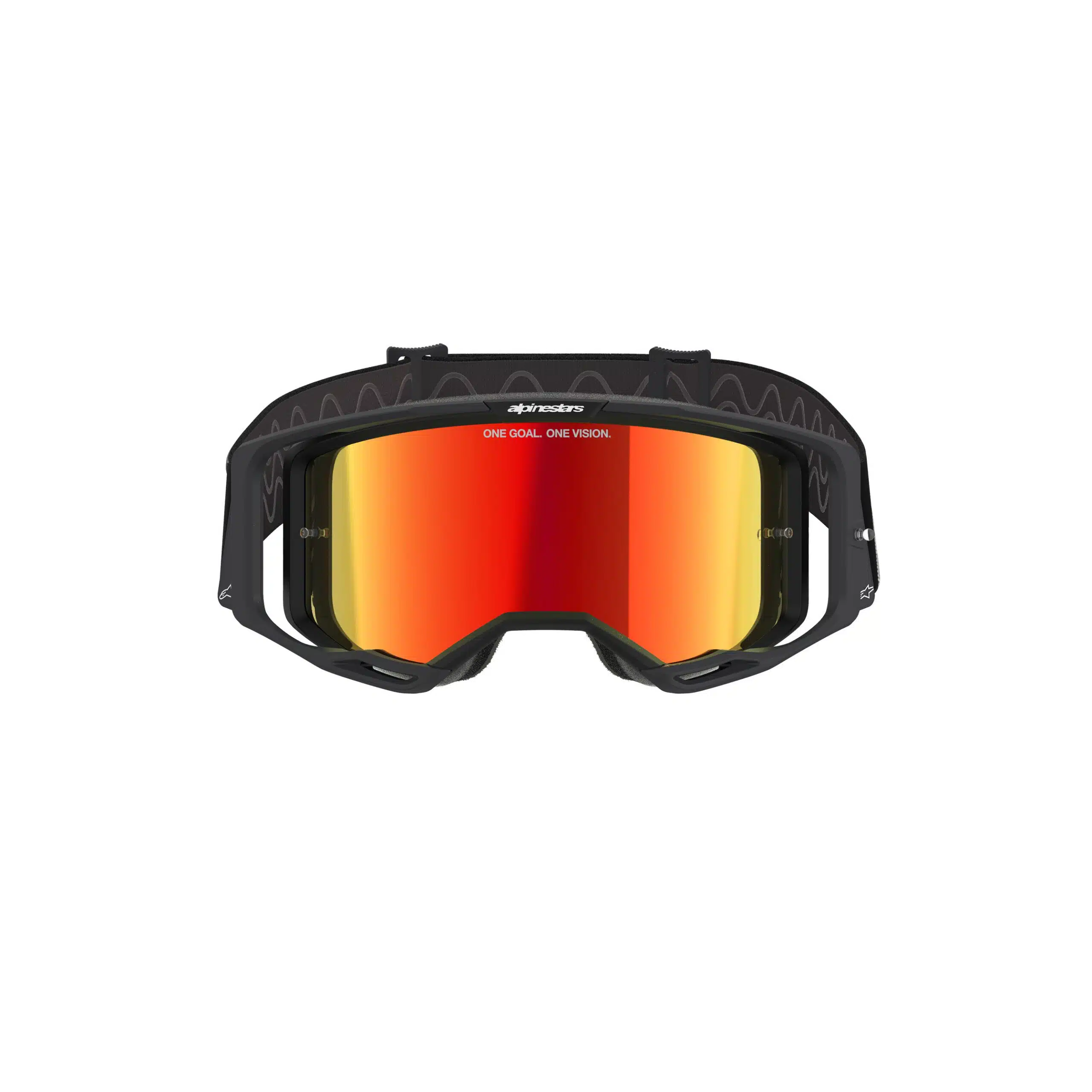 Alpinestars Ajolasit Vision 8 CORP Musta Punainen peili - Image 2