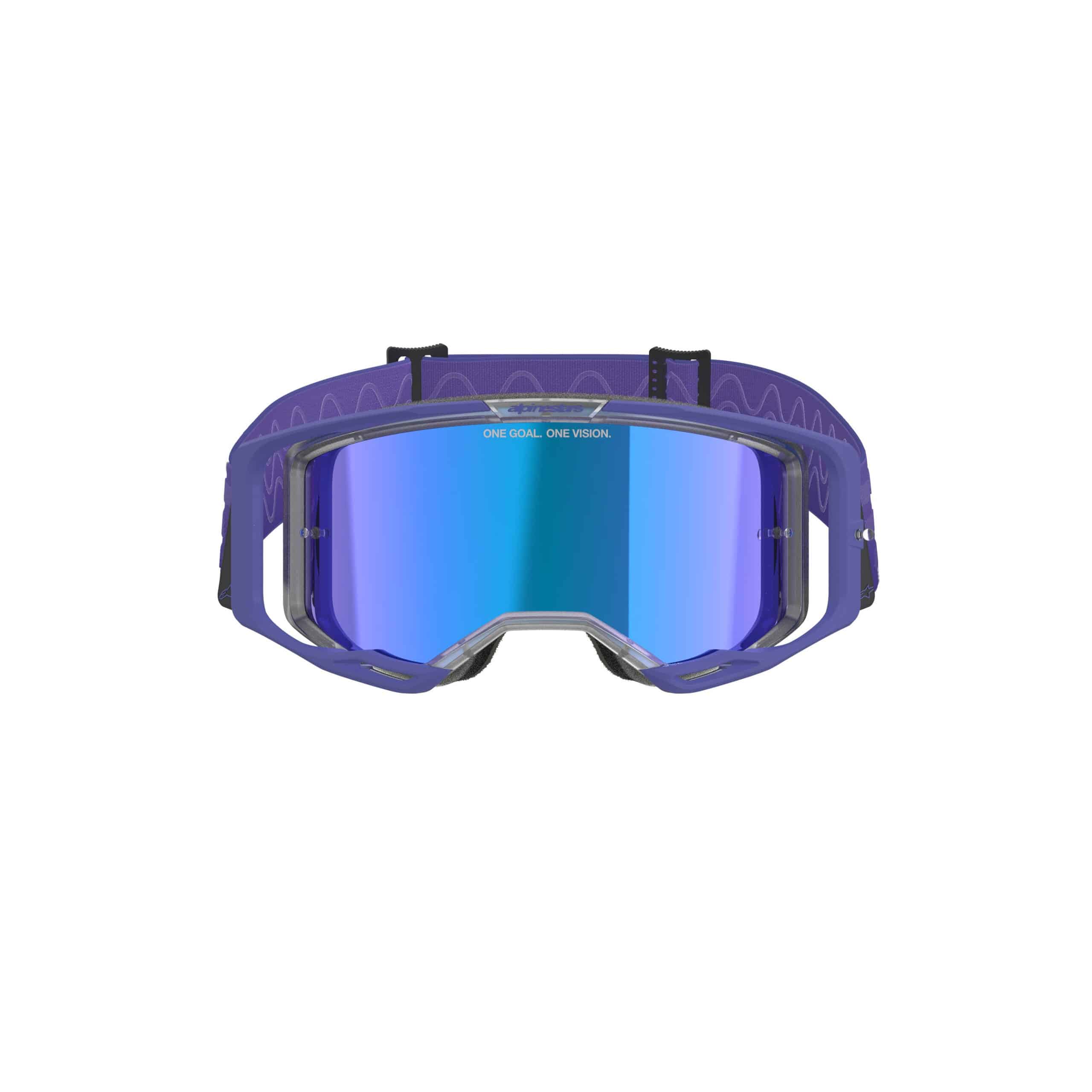Alpinestars Ajolasit Vision 8 CORP Violetti Sininen peili - Image 2
