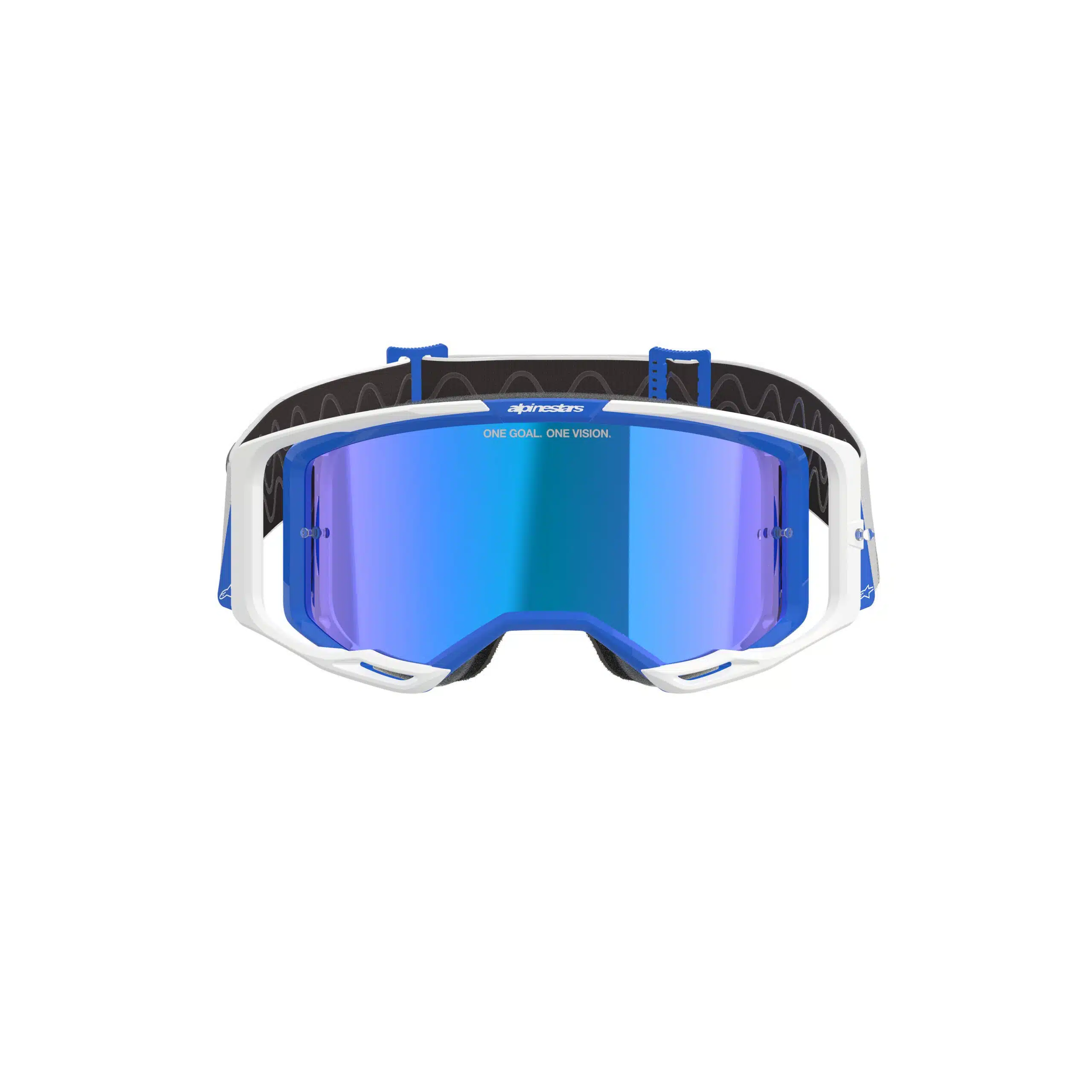 Alpinestars Ajolasit Vision 8 CORP Sininen/Valkoinen Sininen peili - Image 2