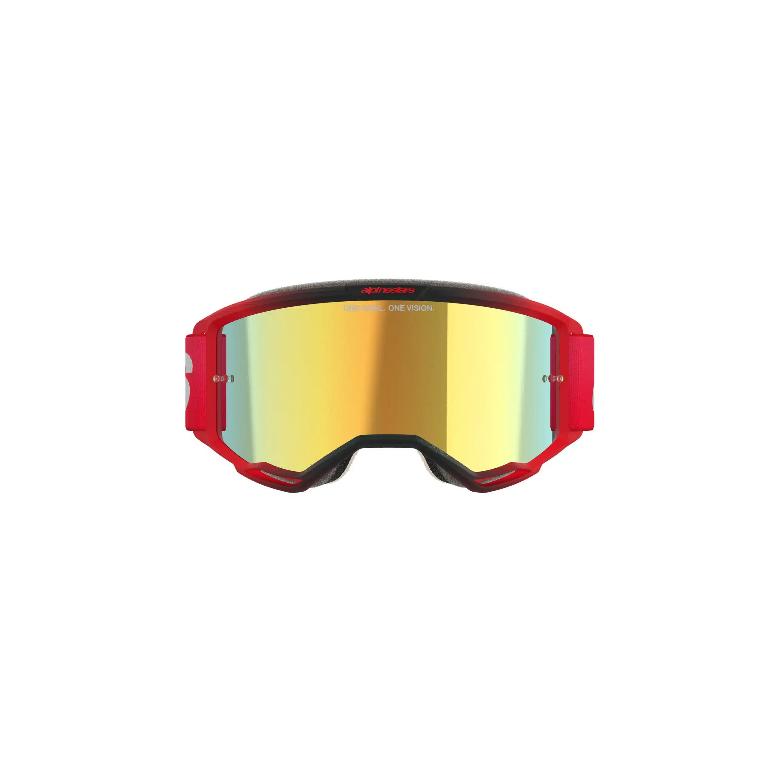 Alpinestars Ajolasit Vision 5 BLAZE Punainen Kulta peili - Image 2