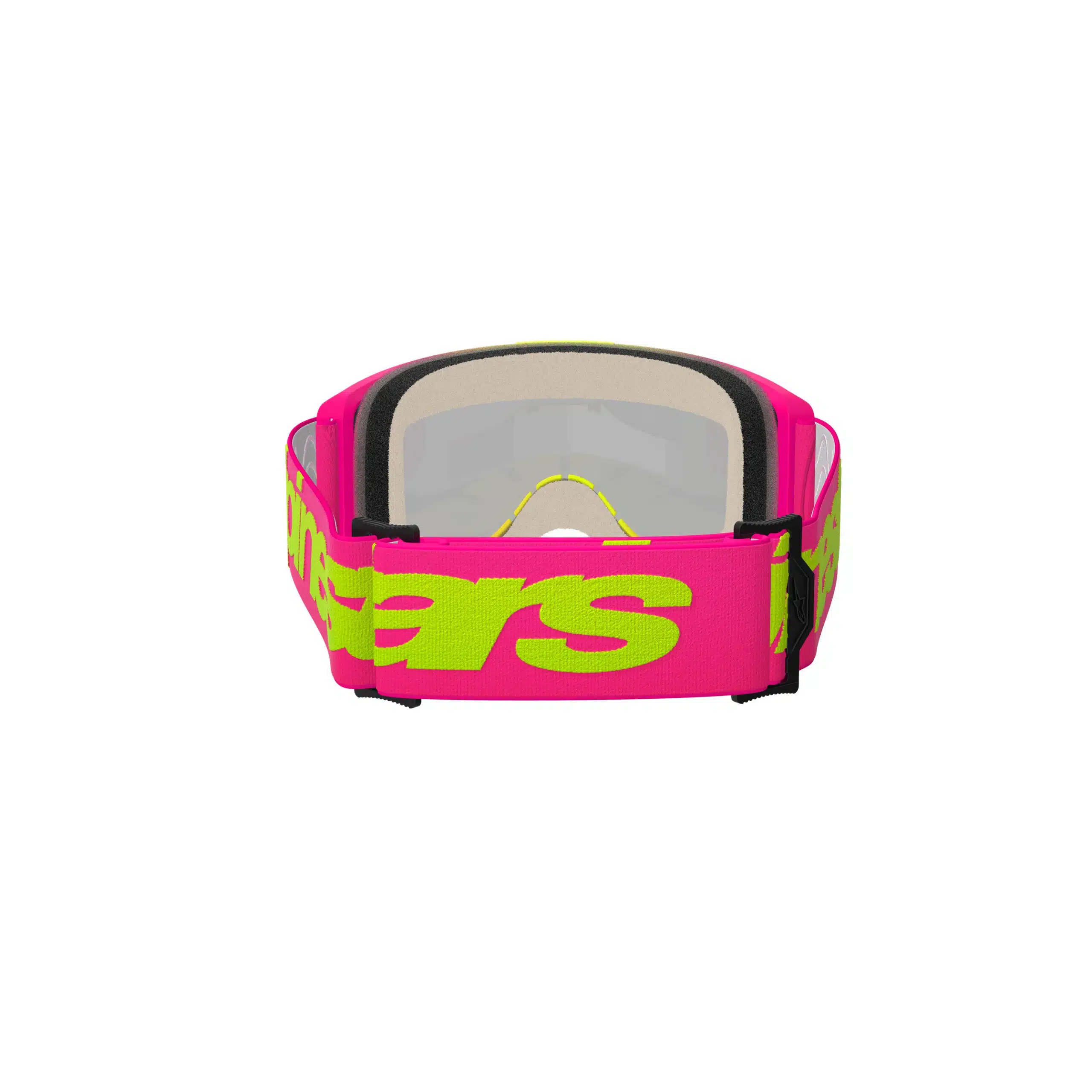 Alpinestars Ajolasit Vision 5 WORDMARK Pinkki/Fluo Keltainen Peili Punainen - Image 3