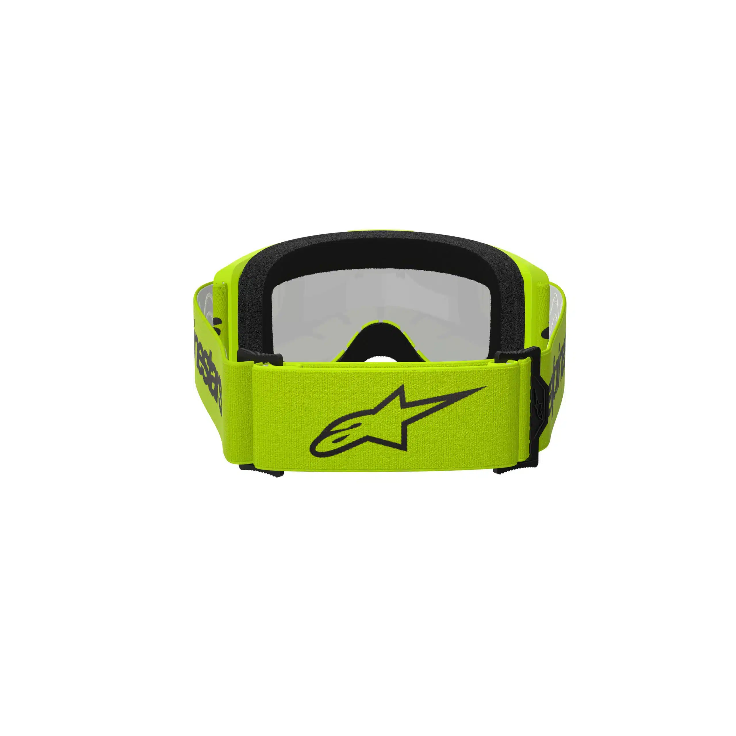 Alpinestars Ajolasit Vision 3 WORDMARK Keltainen Fluo Peili Hopea - Image 3