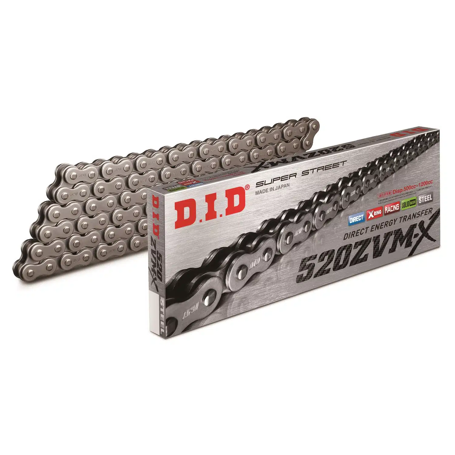 D.I.D 520ZVM-X Ketju+Niittil. (ZJ) 283-520050-110
