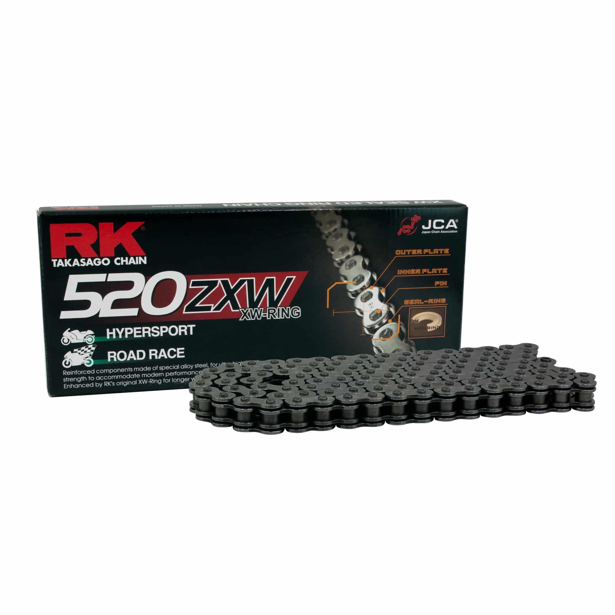 RK 520ZXW XW-rengasketju +CLF (niittil.) 282-520330-110