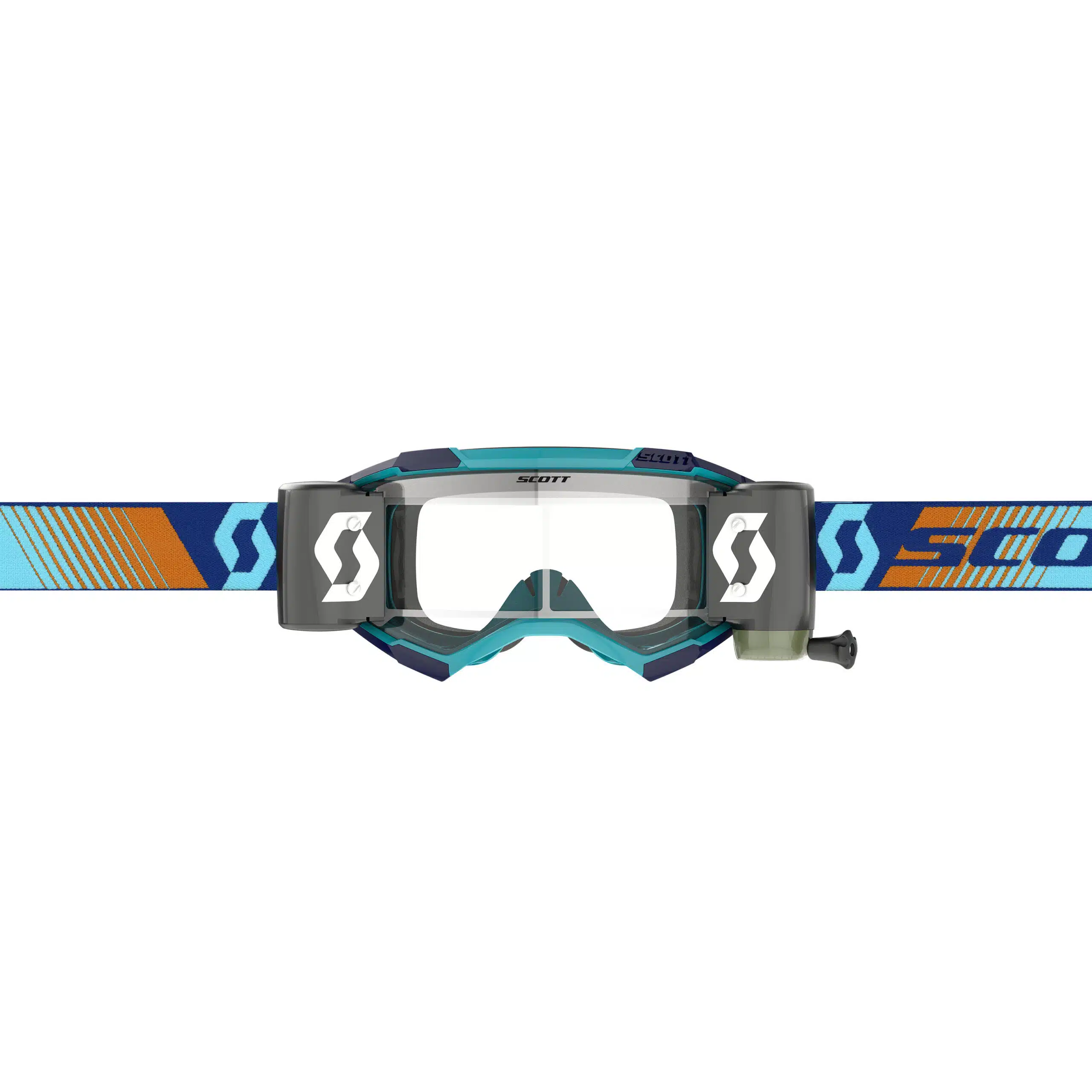 Scott Goggle Fury WFS royal blue/orange clear works - Image 2