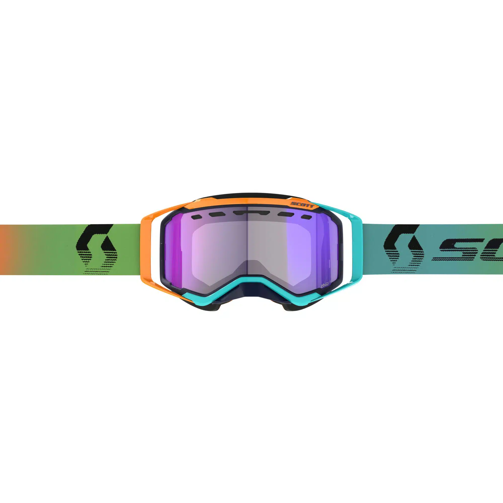 Scott Goggle Prospect Snow Cross LS blue/orange / light sensitive blue chrome - Image 2