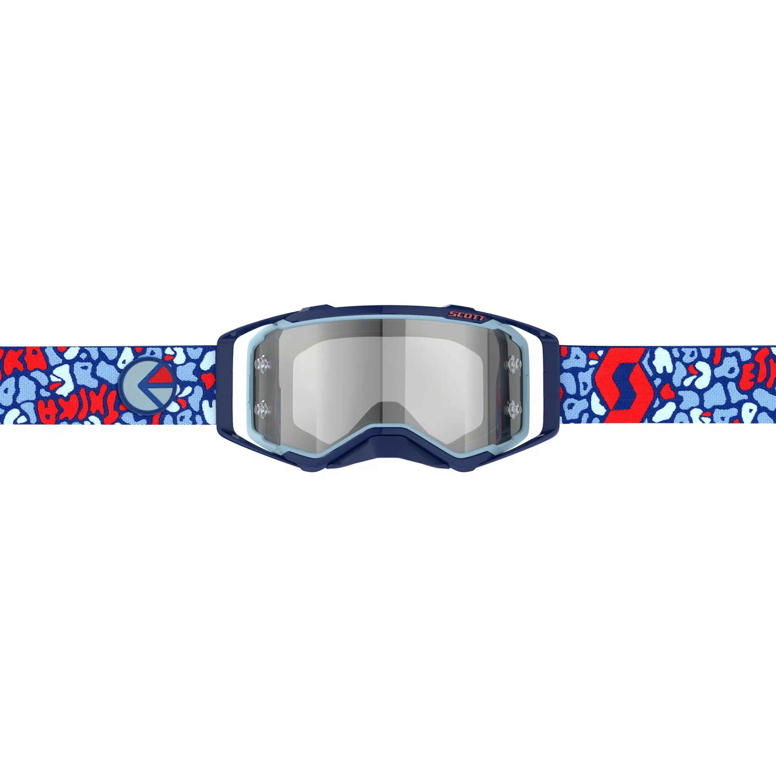 Scott Goggle Prospect X Ethika red/blue silver chrome works - Image 2