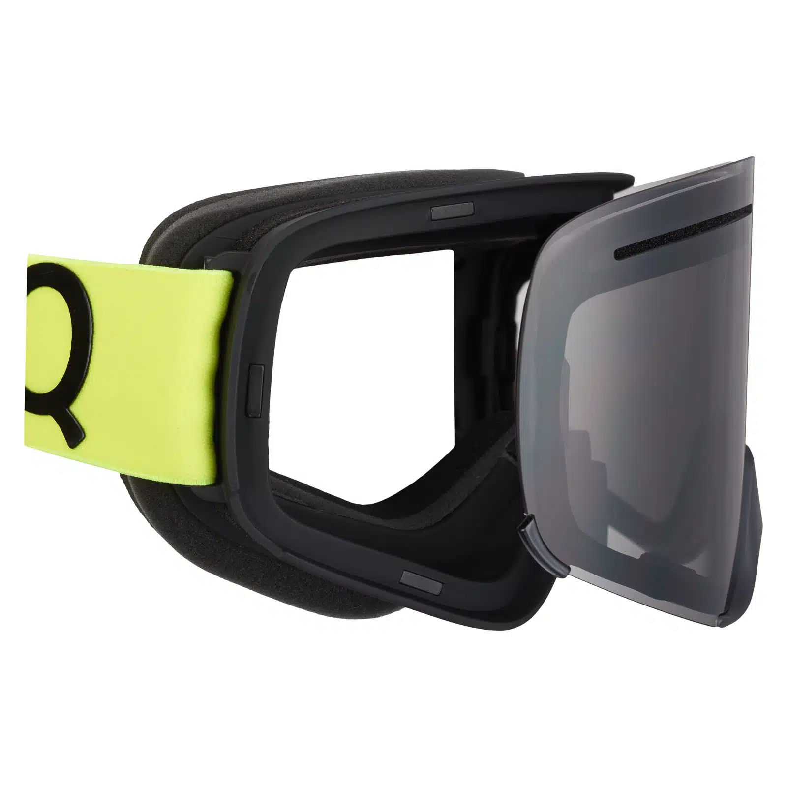 Amoq Vision Vent+ ajolasit magneettilinssillä, HiVis / Musta - savu linssi - Image 2