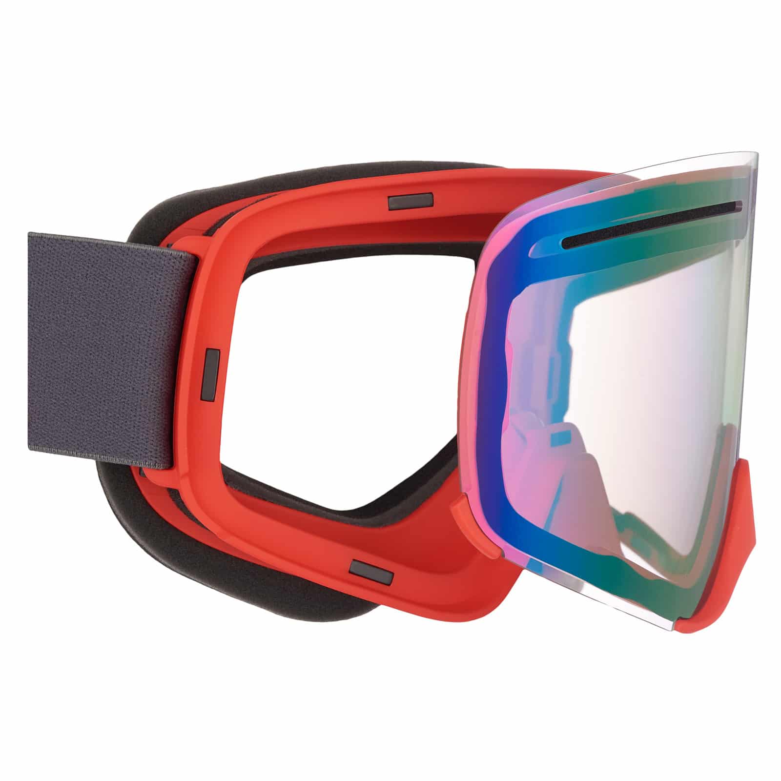 AMOQ Vision Vent+ ajolasit magneettilinssillä, harmaa / punainen - punainen peili - Image 2