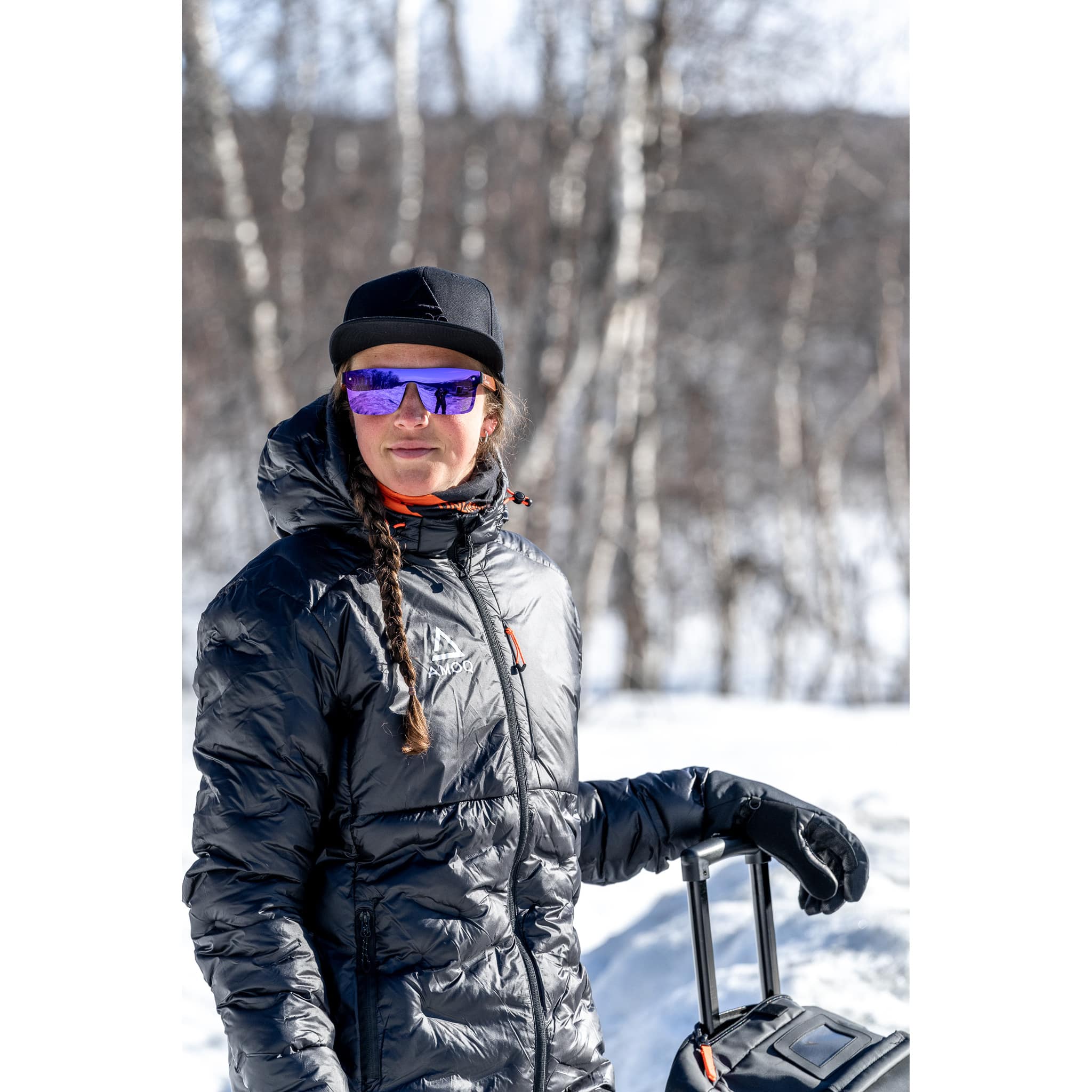 Amoq Altitude Light Puffer, kevyttoppatakki Musta - Image 3