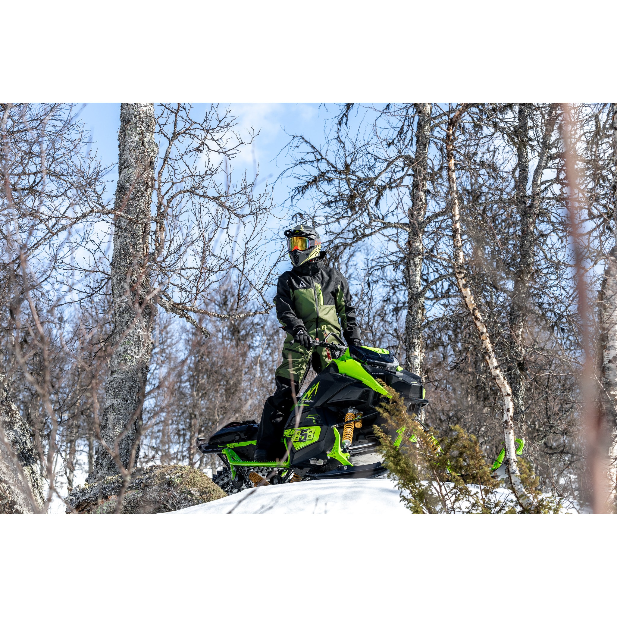 Amoq Dynamic kuorihaalari, musta / vihreä / hi-vis - Image 3