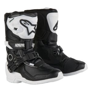 Alpinestars Saapas Tech 3s Barn Musta/Valkoinen