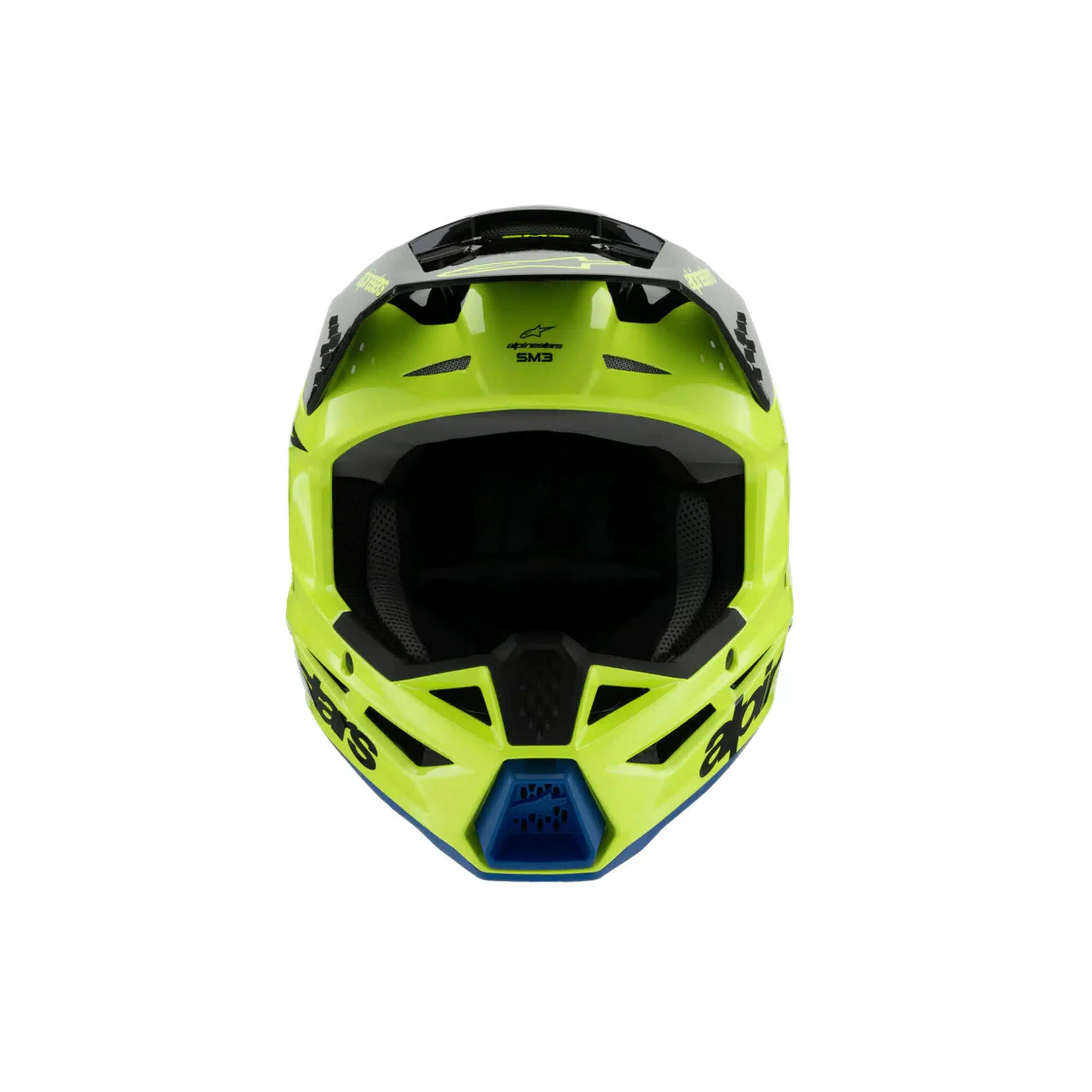 Alpinestars lasten kypärä SM3 Youth Radium keltainen / musta / sininen - Image 3