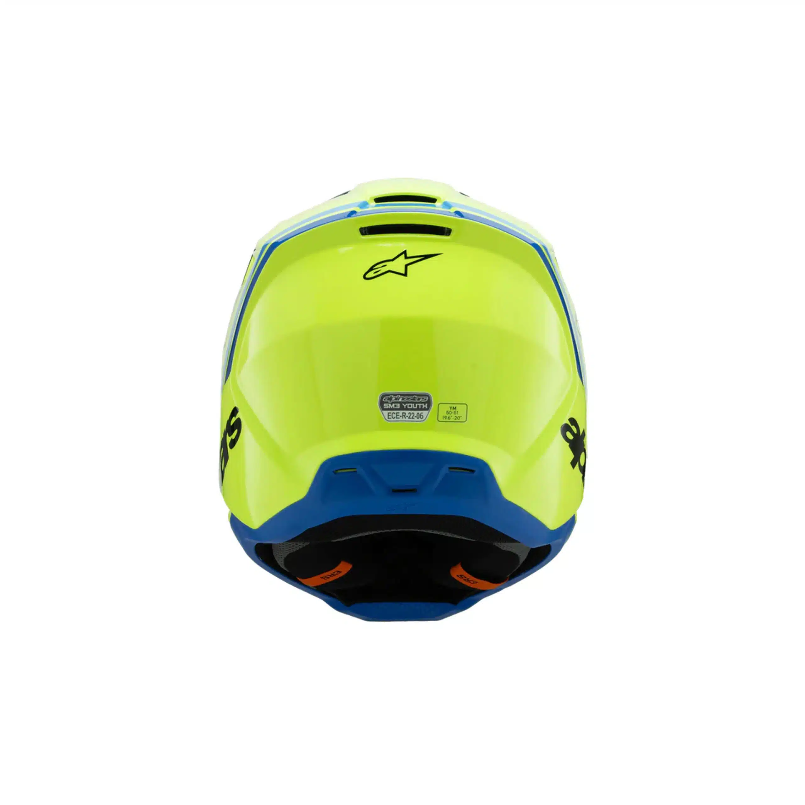 Alpinestars lasten kypärä SM3 Youth Radium keltainen / musta / sininen - Image 6