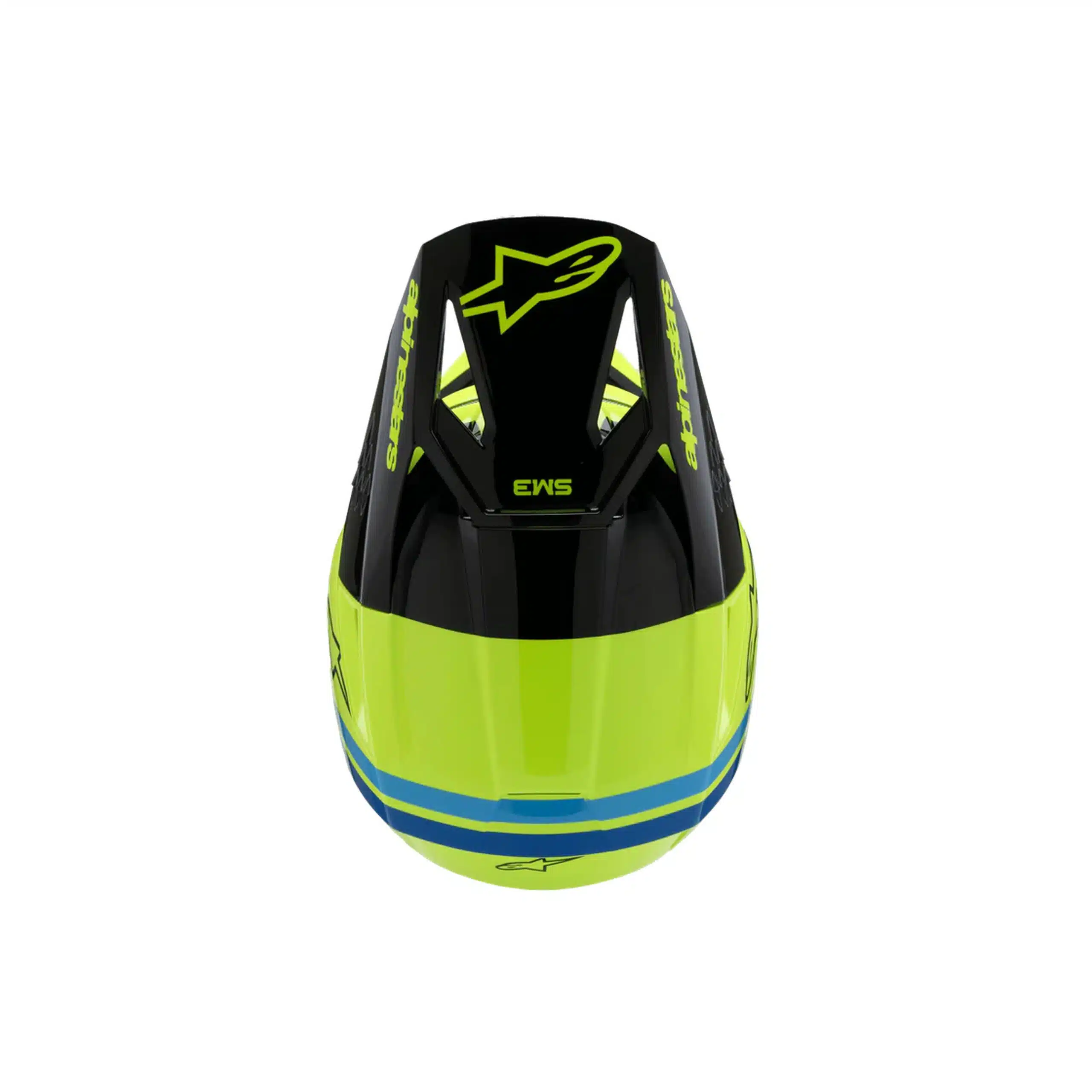 Alpinestars lasten kypärä SM3 Youth Radium keltainen / musta / sininen - Image 8