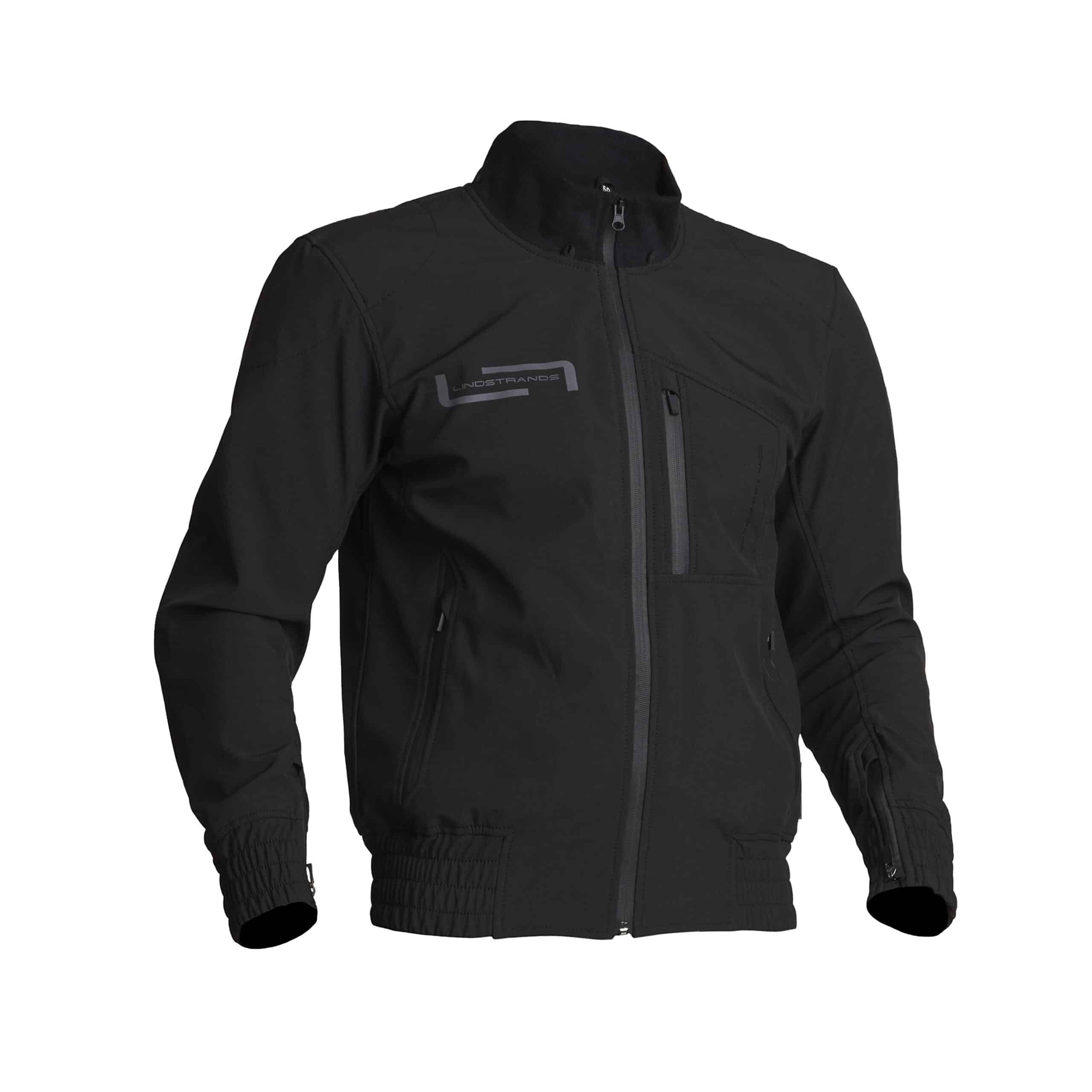 Lindstrands softshell ajotakki Frisen, musta - Image 3