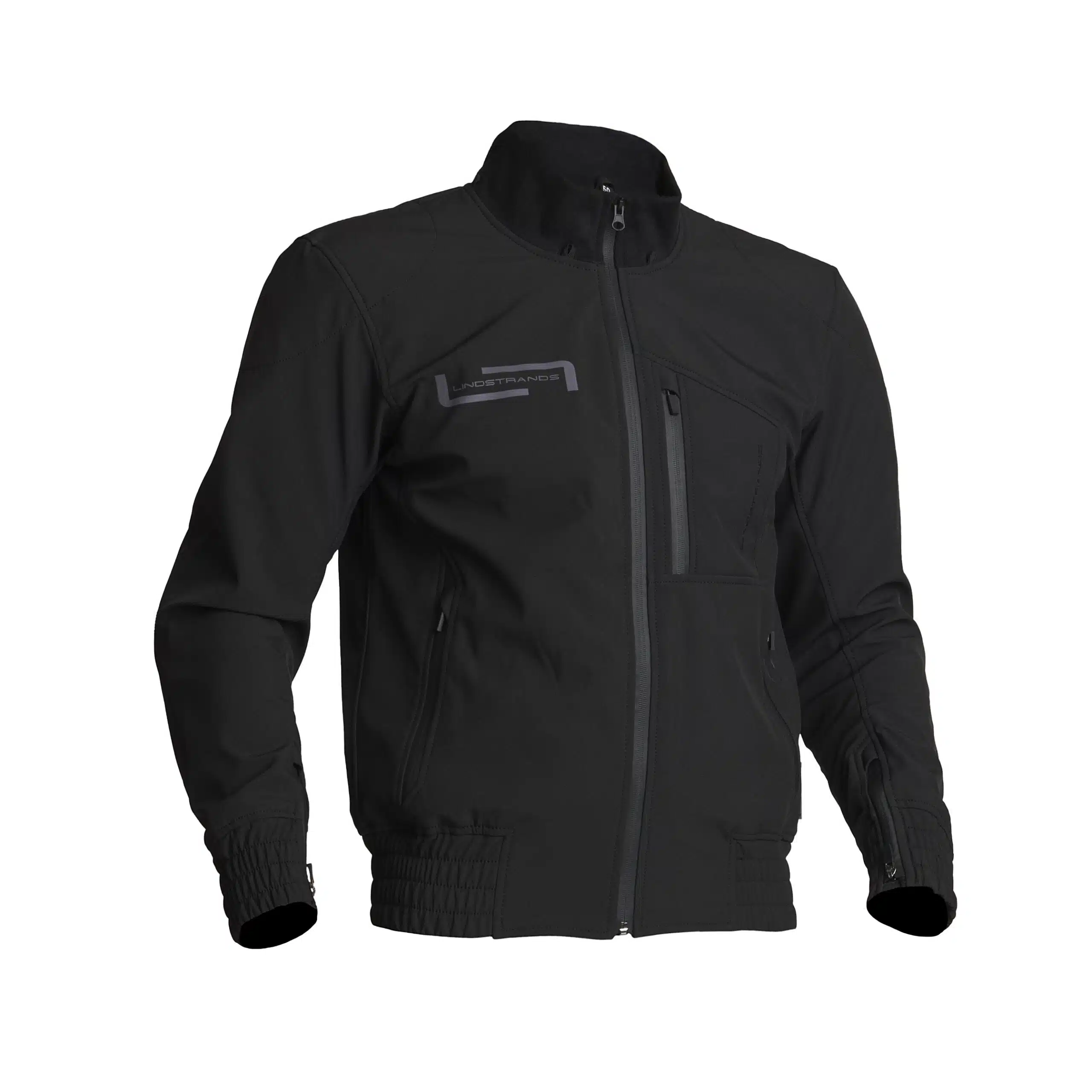 Lindstrands softshell ajotakki Frisen, musta - Image 3